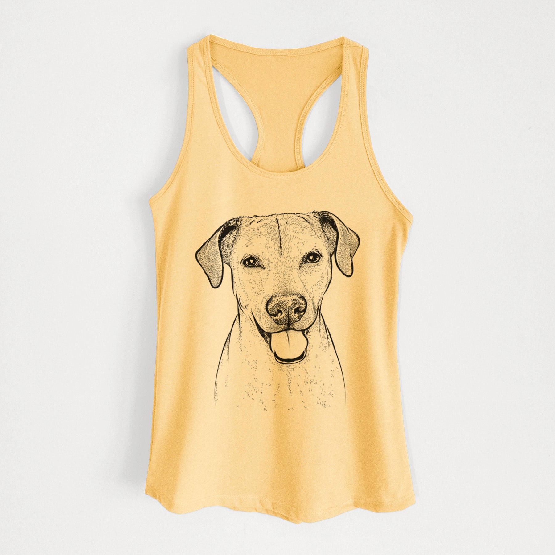 Sugar the American Staffordshire Mix - Women's Racerback Tanktop