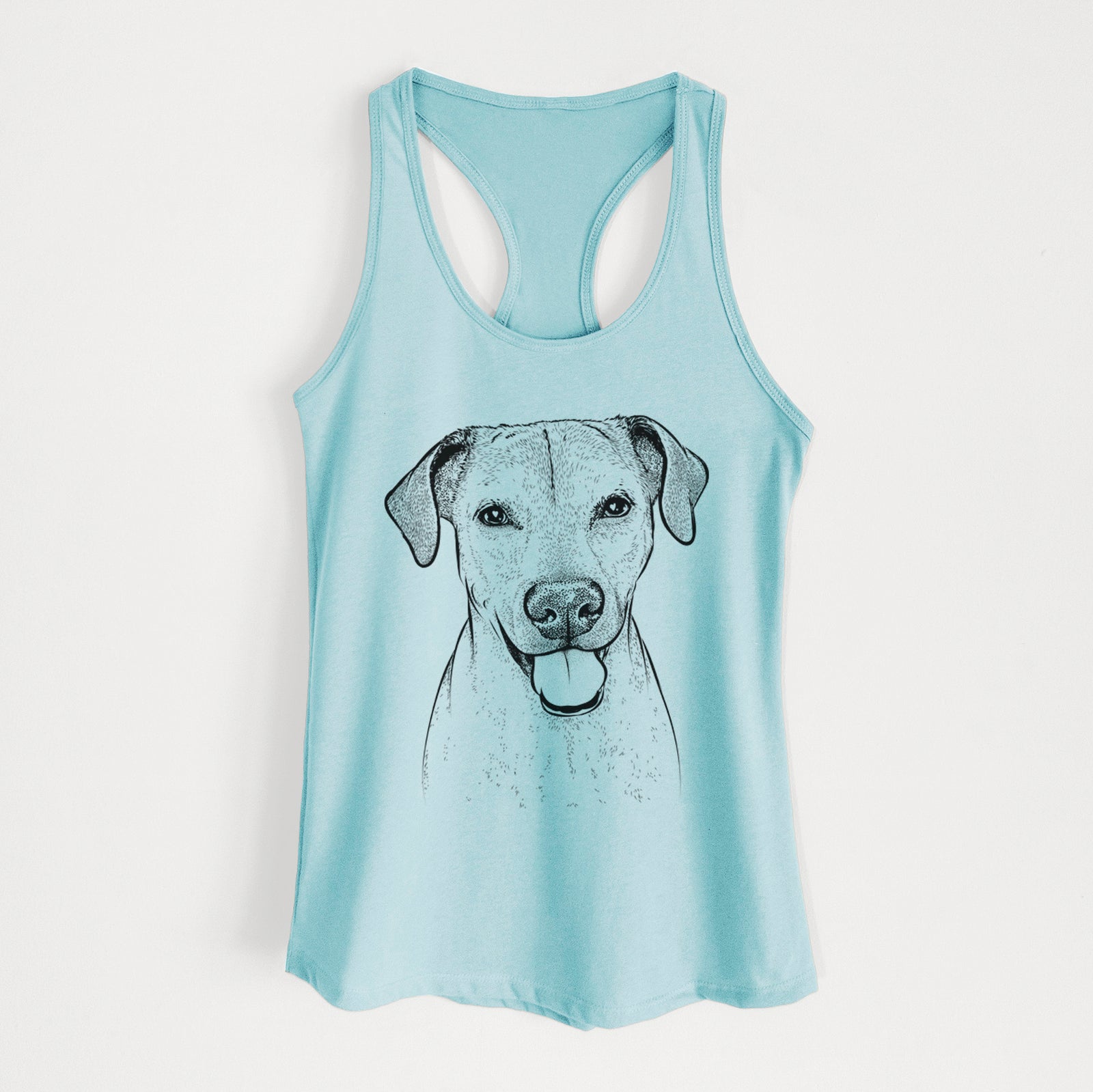 Sugar the American Staffordshire Mix - Women's Racerback Tanktop