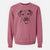 Bare Sugar the American Staffordshire Mix - Unisex Pigment Dyed Crew Sweatshirt