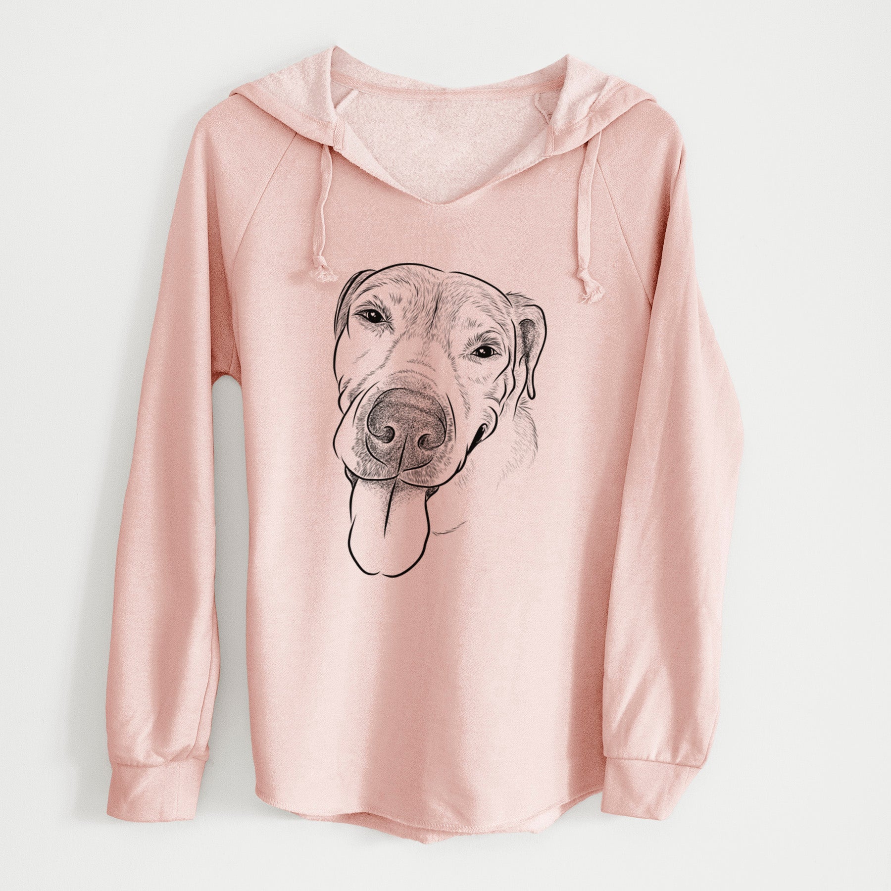 Bare Sugar the Staffordshire Terrier Mix - Cali Wave Hooded Sweatshirt