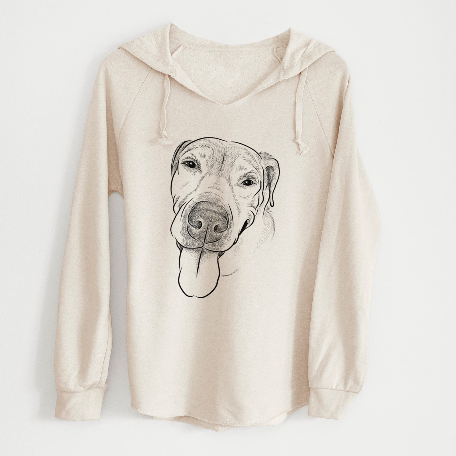 Bare Sugar the Staffordshire Terrier Mix - Cali Wave Hooded Sweatshirt