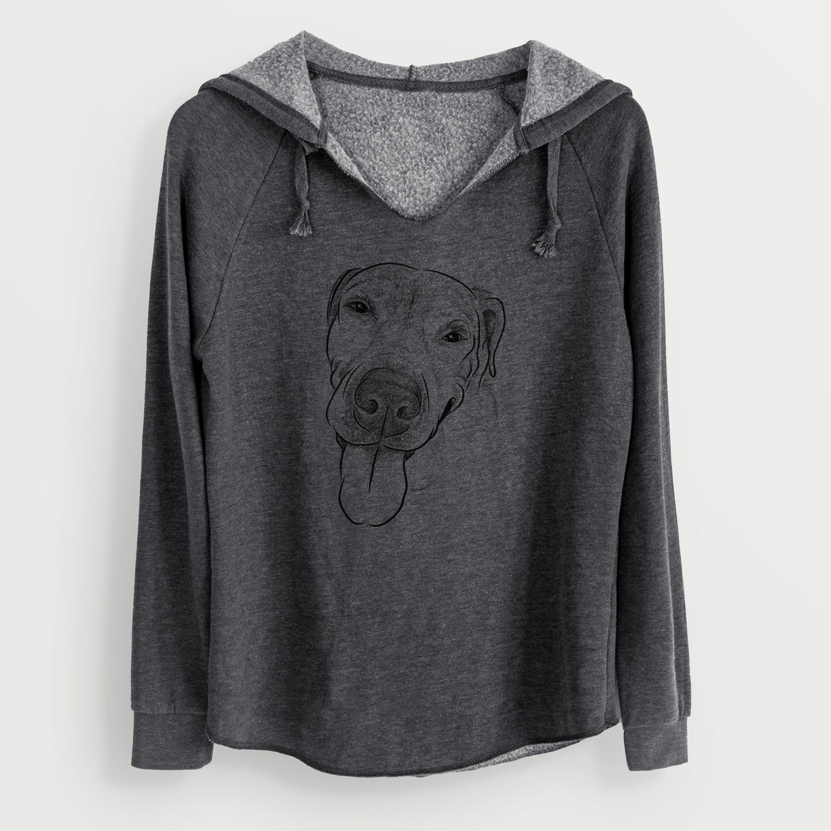 Bare Sugar the Staffordshire Terrier Mix - Cali Wave Hooded Sweatshirt