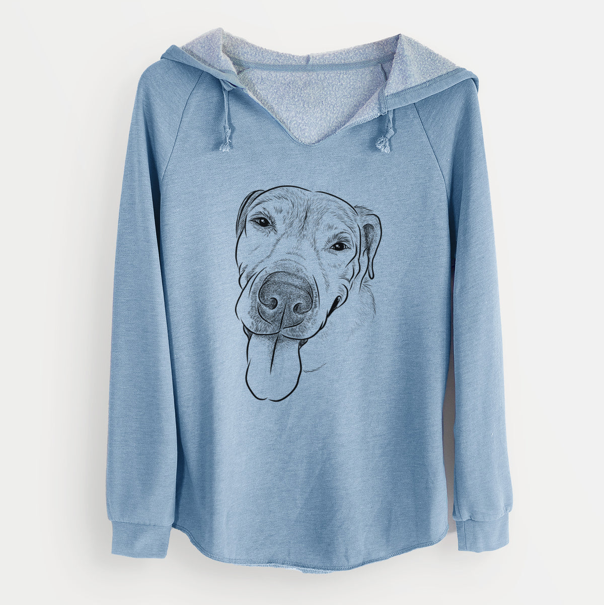 Bare Sugar the Staffordshire Terrier Mix - Cali Wave Hooded Sweatshirt