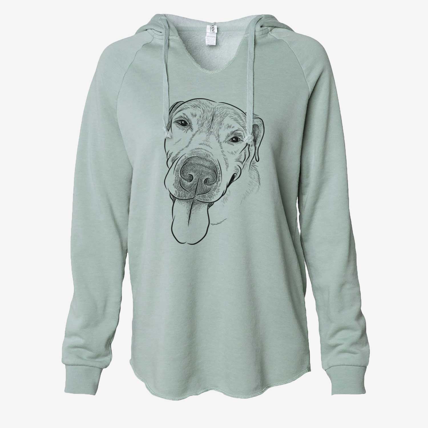 Sugar the Staffordshire Terrier Mix - Cali Wave Hooded Sweatshirt