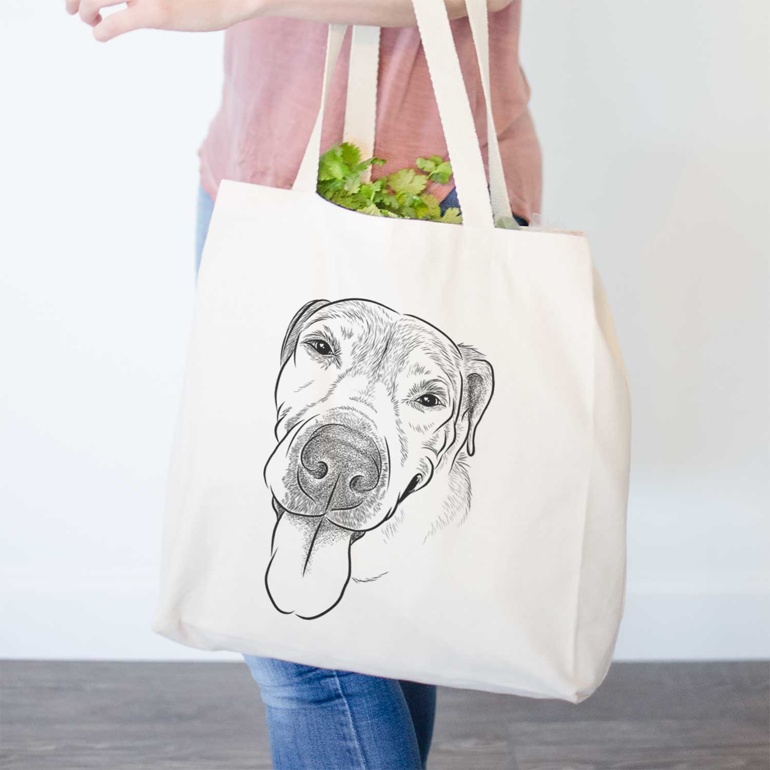 Sugar the Staffordshire Terrier Mix - Tote Bag