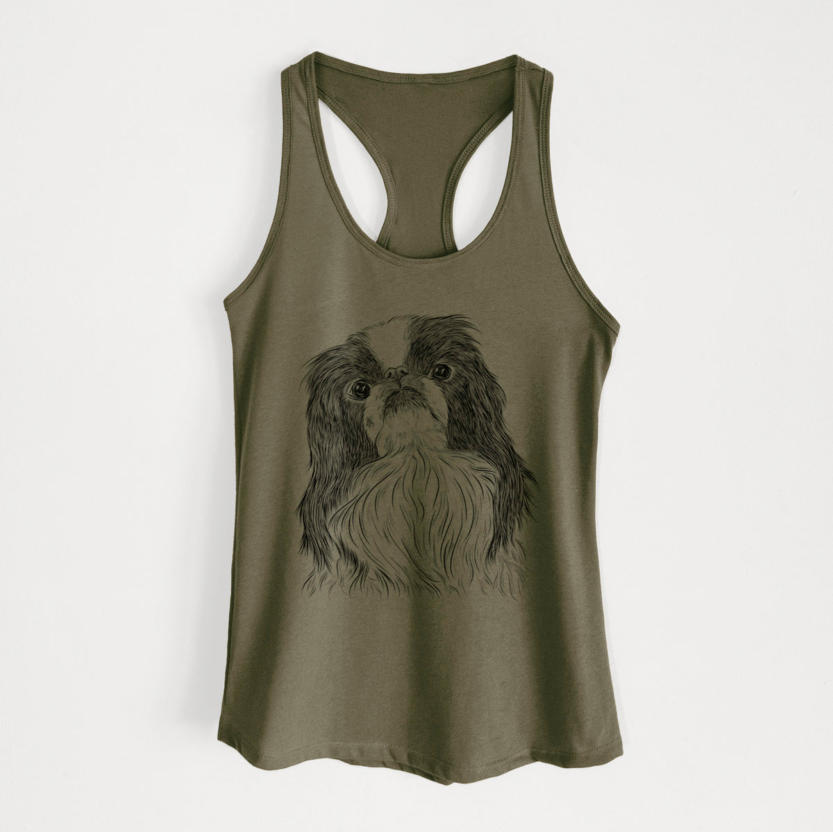 Suki the Japanese Chin - Women's Racerback Tanktop