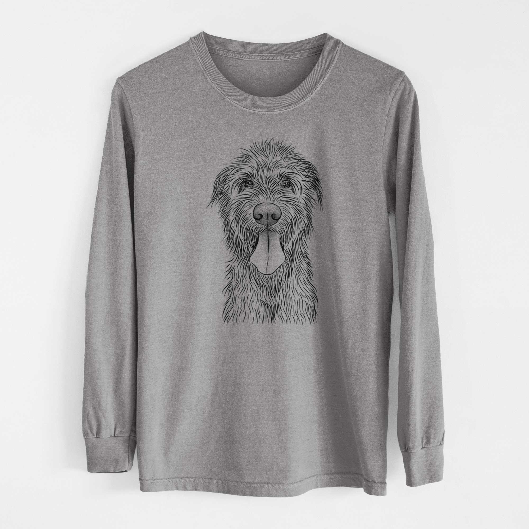 Bare Sullivan the Irish Wolfhound - Heavyweight 100% Cotton Long Sleeve