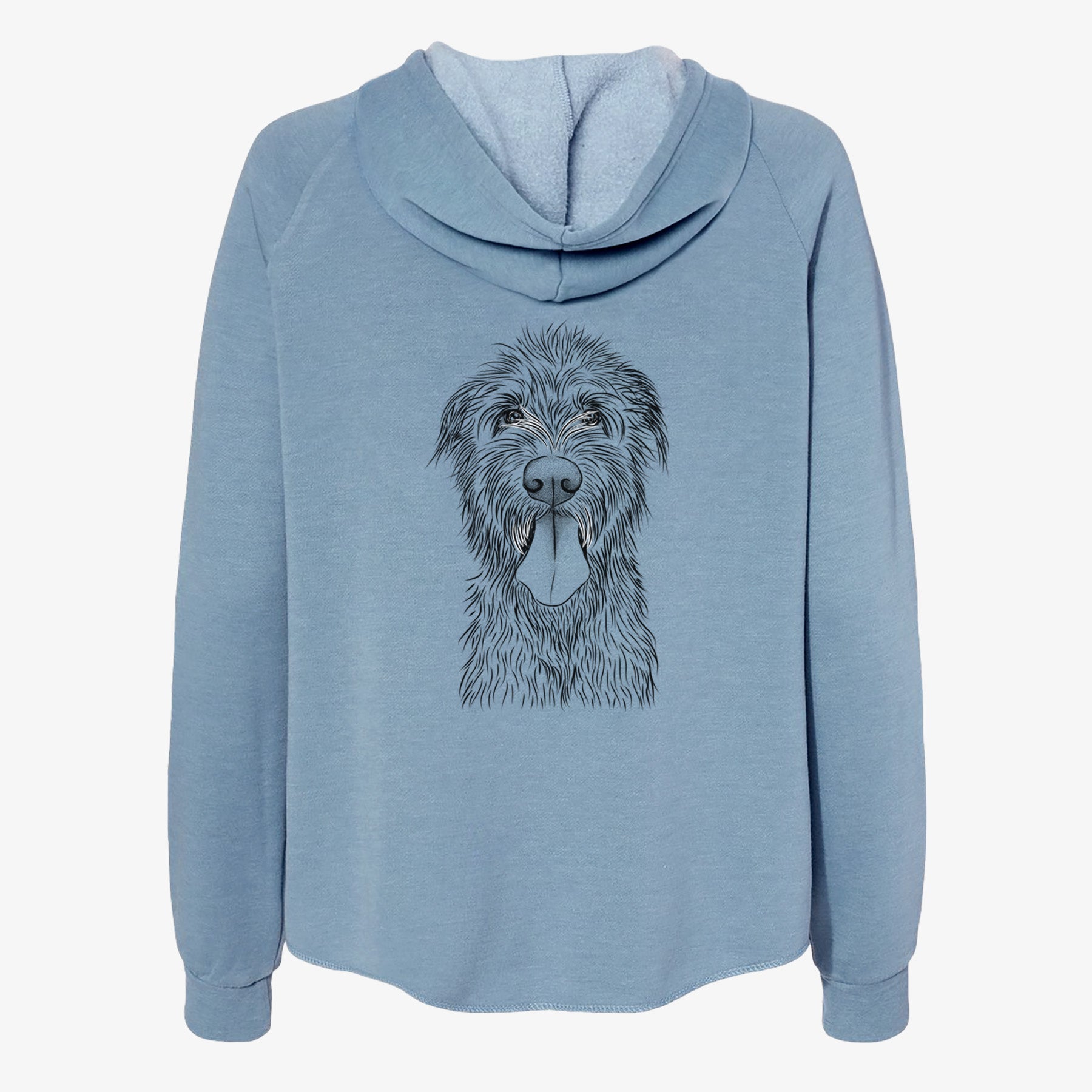 Sullivan the Irish Wolfhound - Women's Cali Wave Zip-Up Sweatshirt
