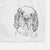 Sully the Clumber Spaniel Decorative Hand Towel