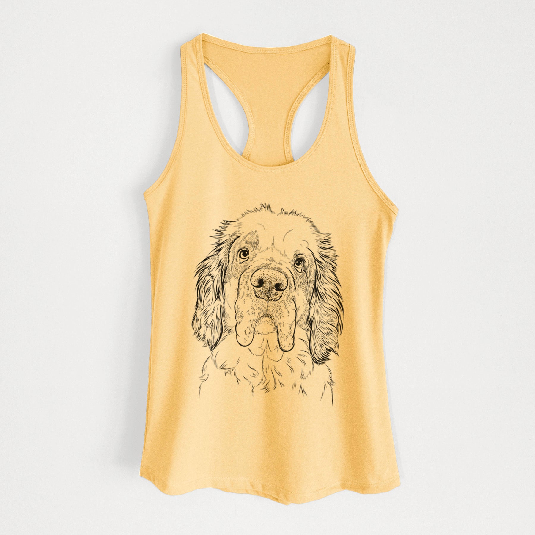 Sully the Clumber Spaniel - Women's Racerback Tanktop