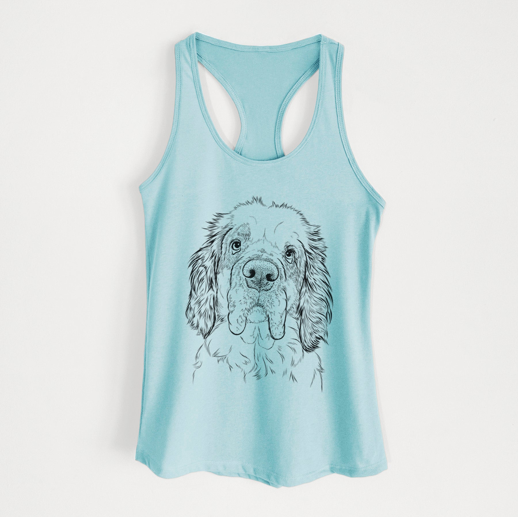 Sully the Clumber Spaniel - Women's Racerback Tanktop