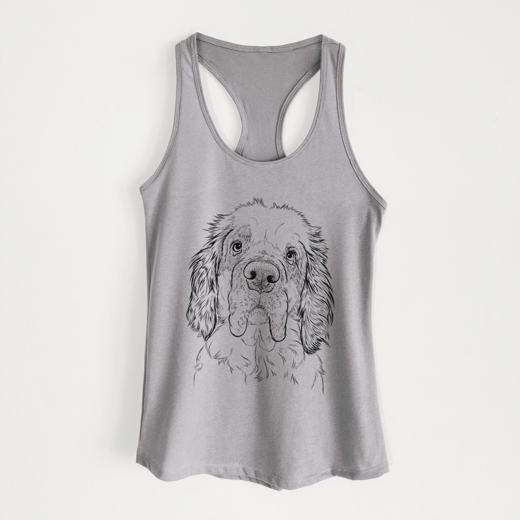 Sully the Clumber Spaniel - Women's Racerback Tanktop