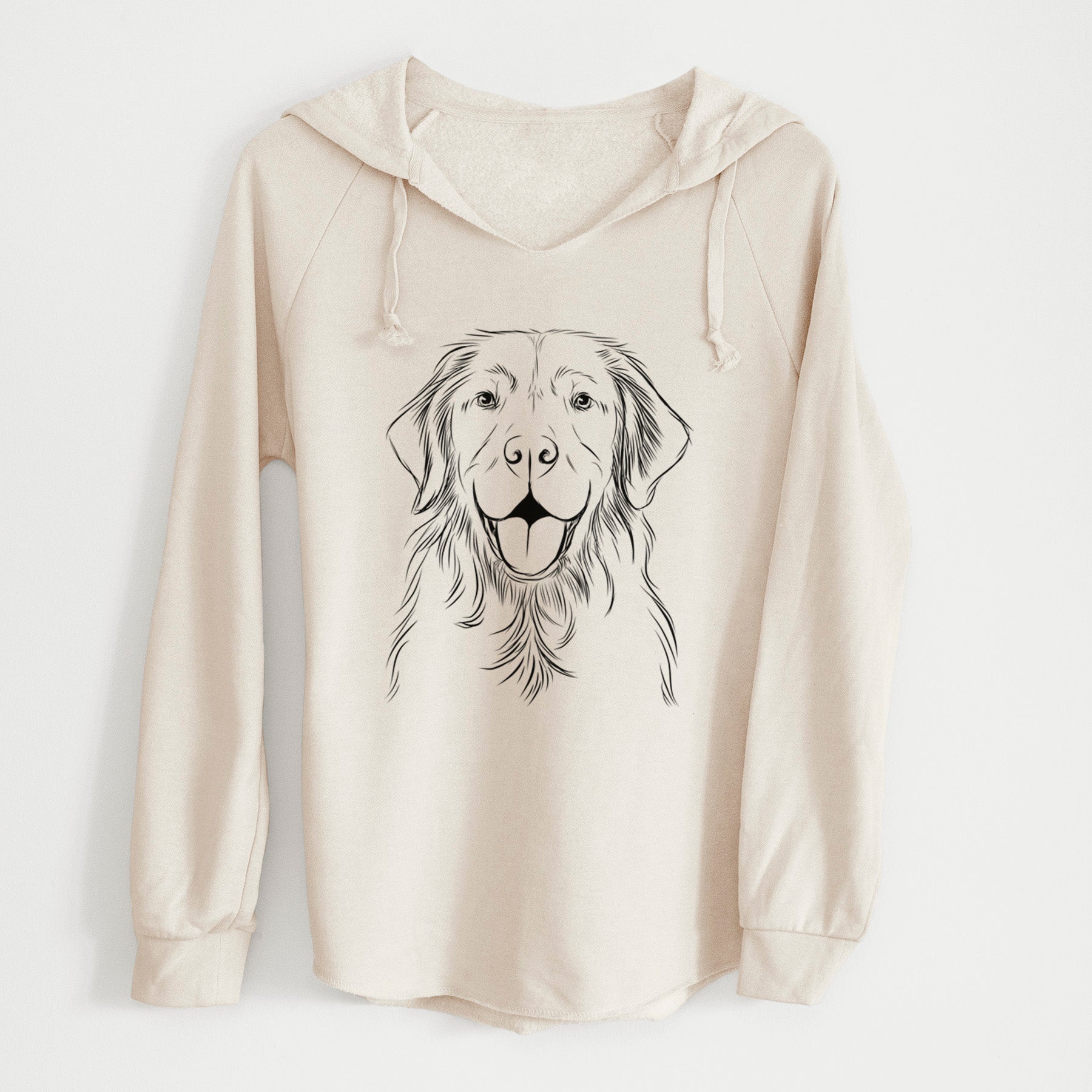 Bare Sunny the Golden Retriever - Cali Wave Hooded Sweatshirt