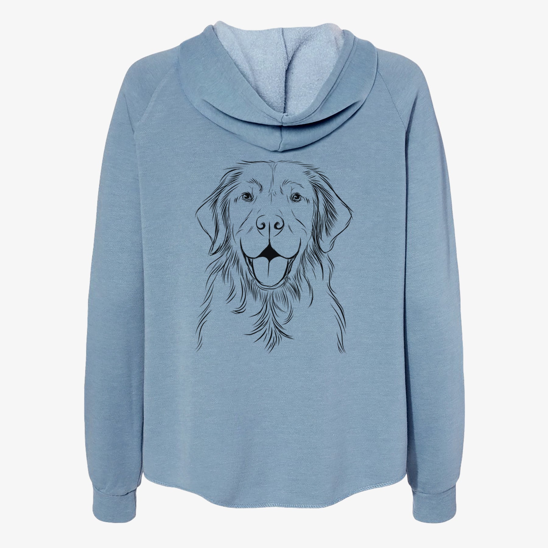 Sunny the Golden Retriever - Women's Cali Wave Zip-Up Sweatshirt