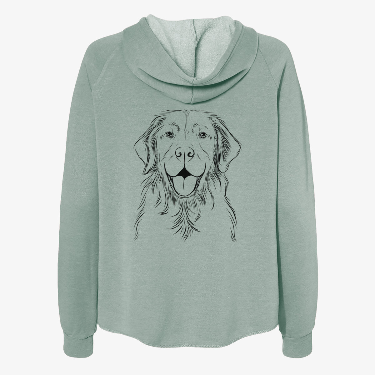 Sunny the Golden Retriever - Women's Cali Wave Zip-Up Sweatshirt