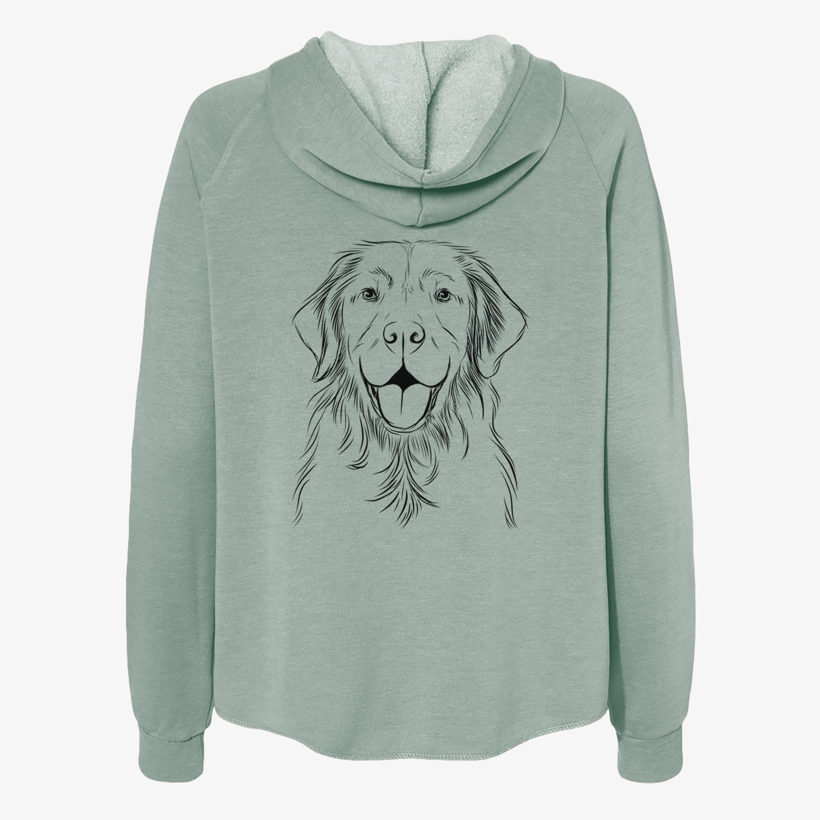 Sunny the Golden Retriever - Women's Cali Wave Zip-Up Sweatshirt