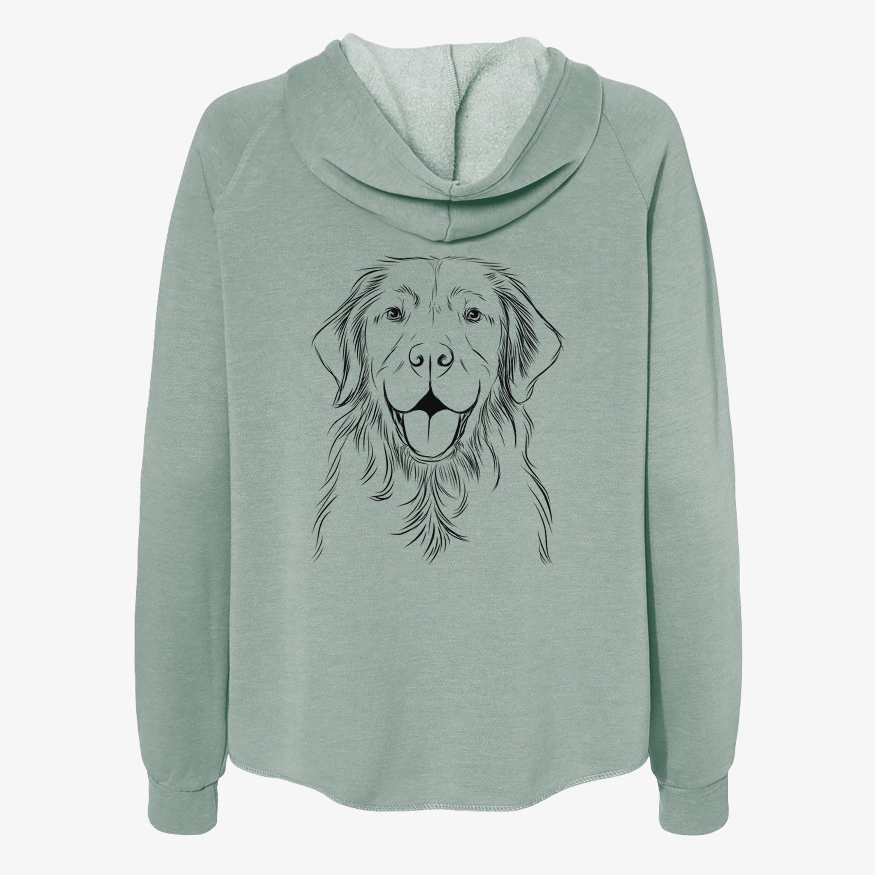 Sunny the Golden Retriever - Women's Cali Wave Zip-Up Sweatshirt
