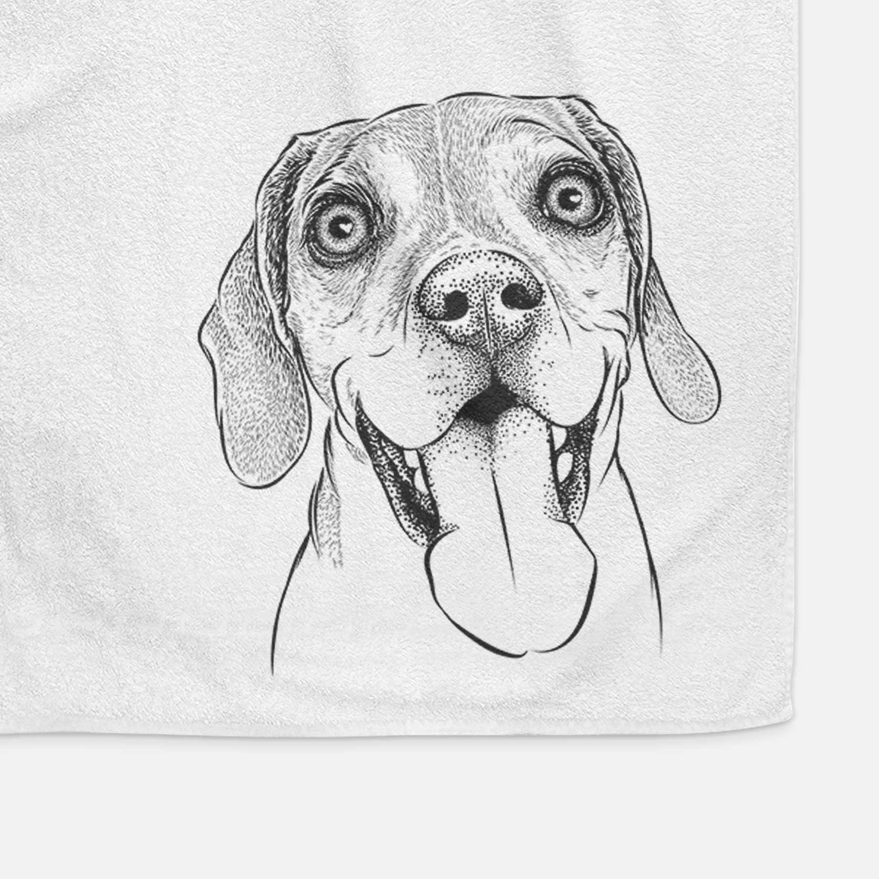 Sunny the Beagle Decorative Hand Towel