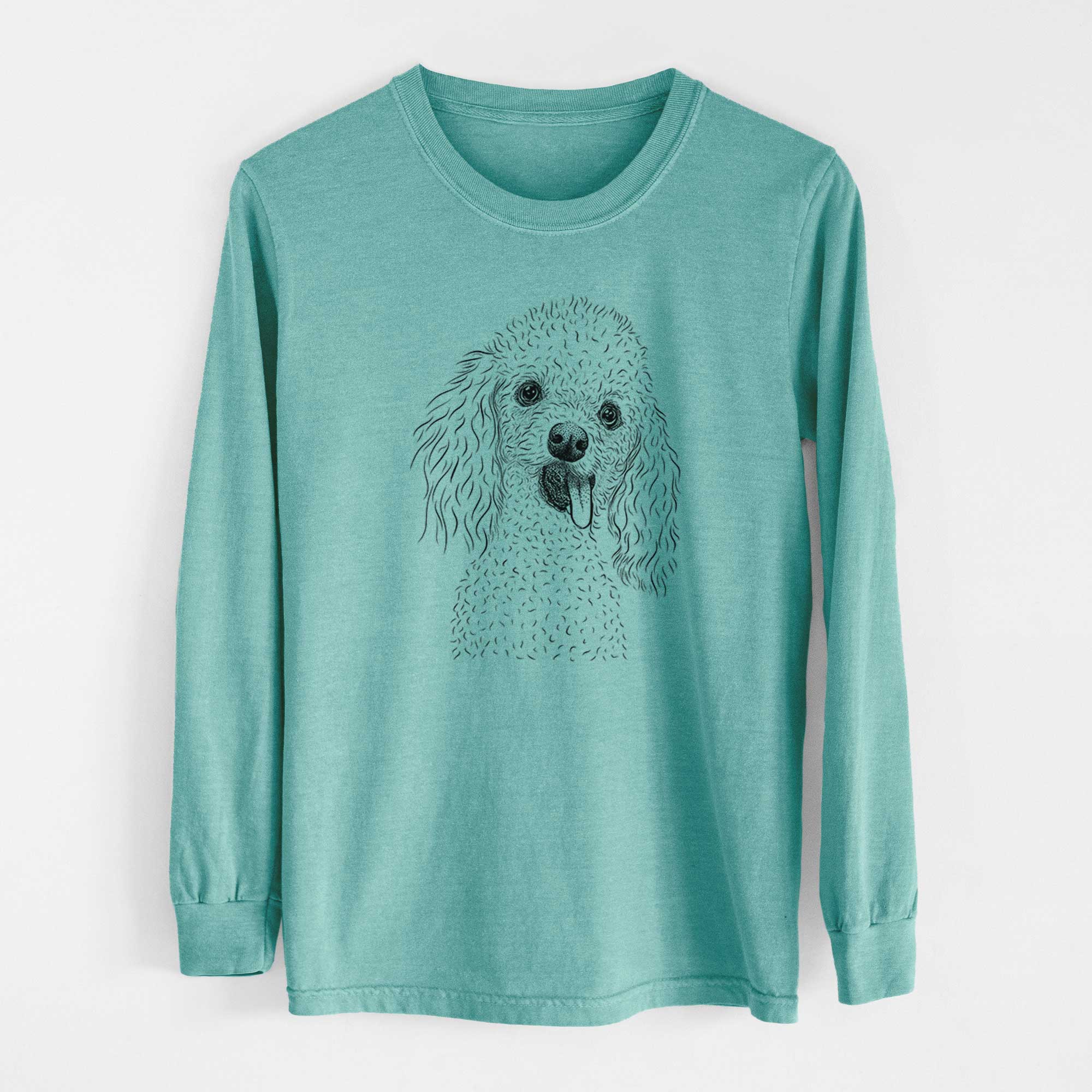 Bare Super Joey the Toy Poodle - Heavyweight 100% Cotton Long Sleeve