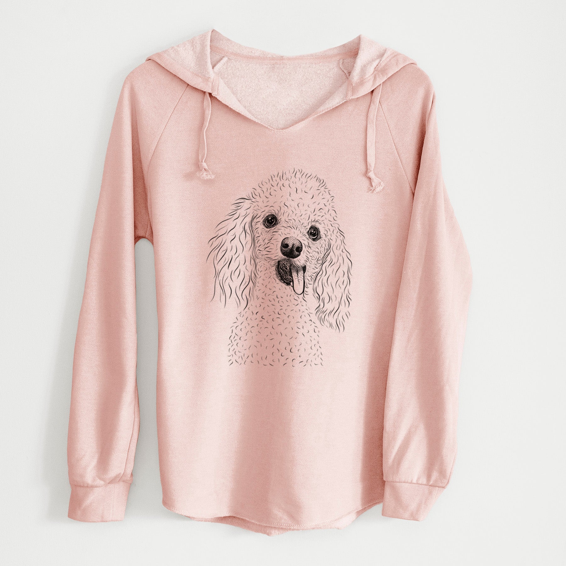 Bare Super Joey the Toy Poodle - Cali Wave Hooded Sweatshirt