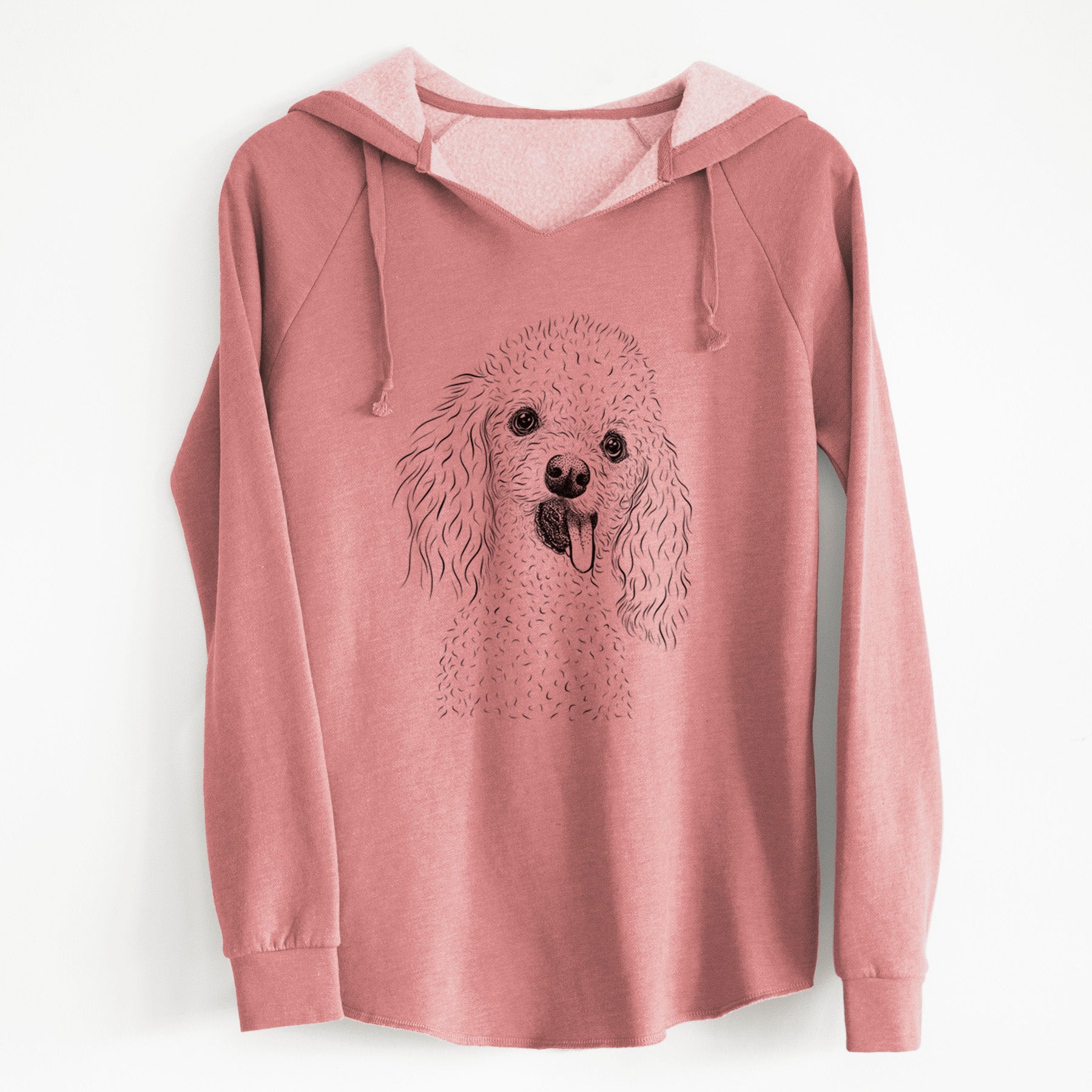 Bare Super Joey the Toy Poodle - Cali Wave Hooded Sweatshirt