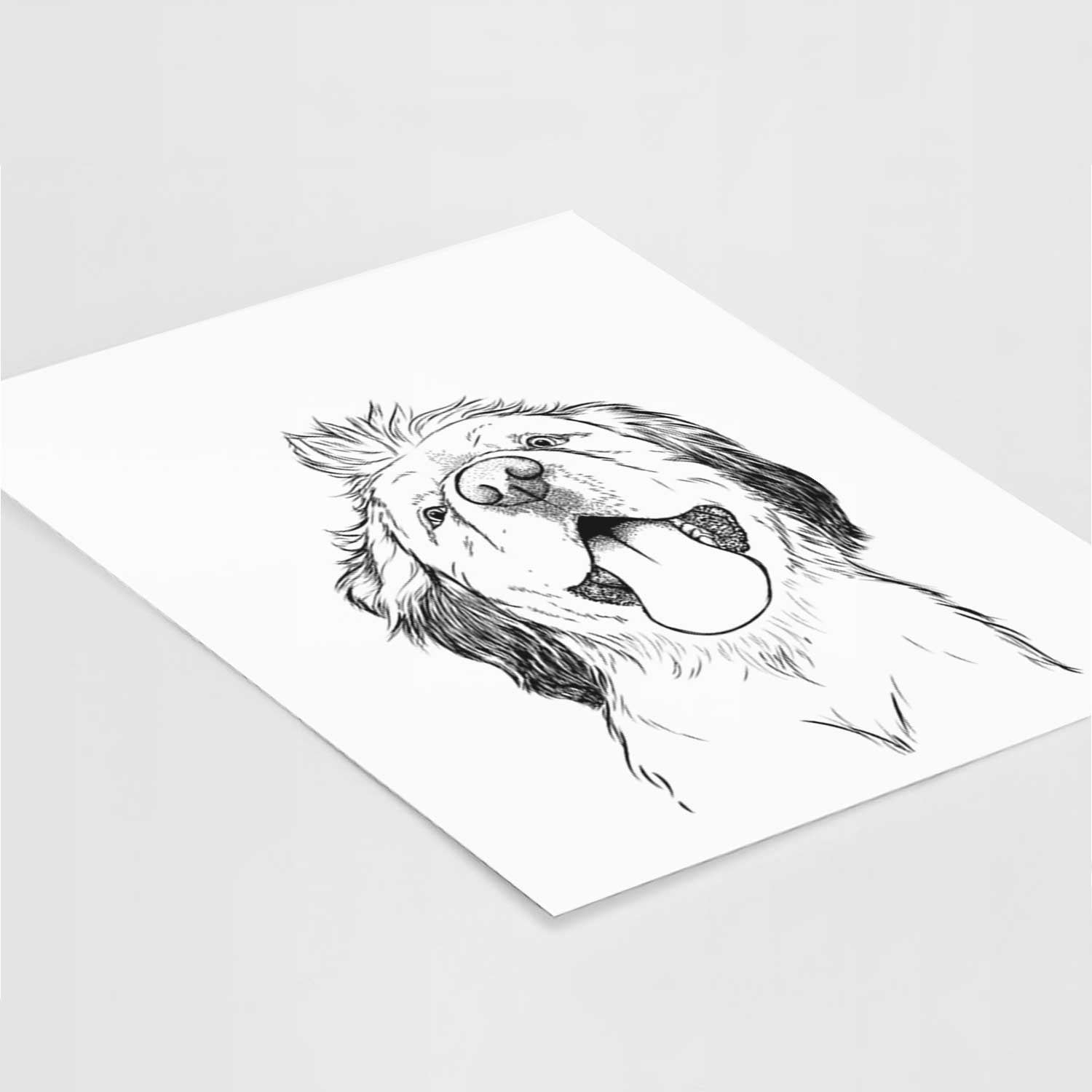 Sven the Mixed Breed Art Print