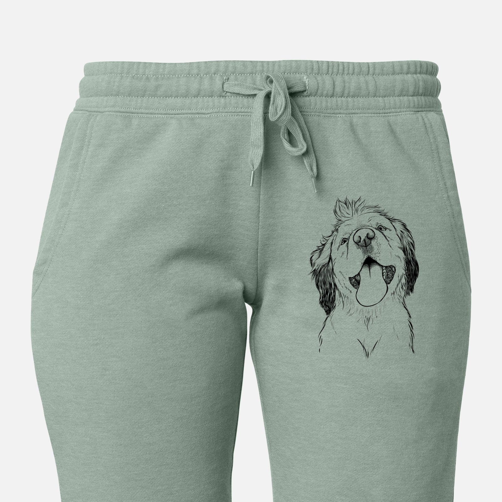 Sven the Double Merle Spaniel Aussie Mix - Women's Cali Wave Joggers