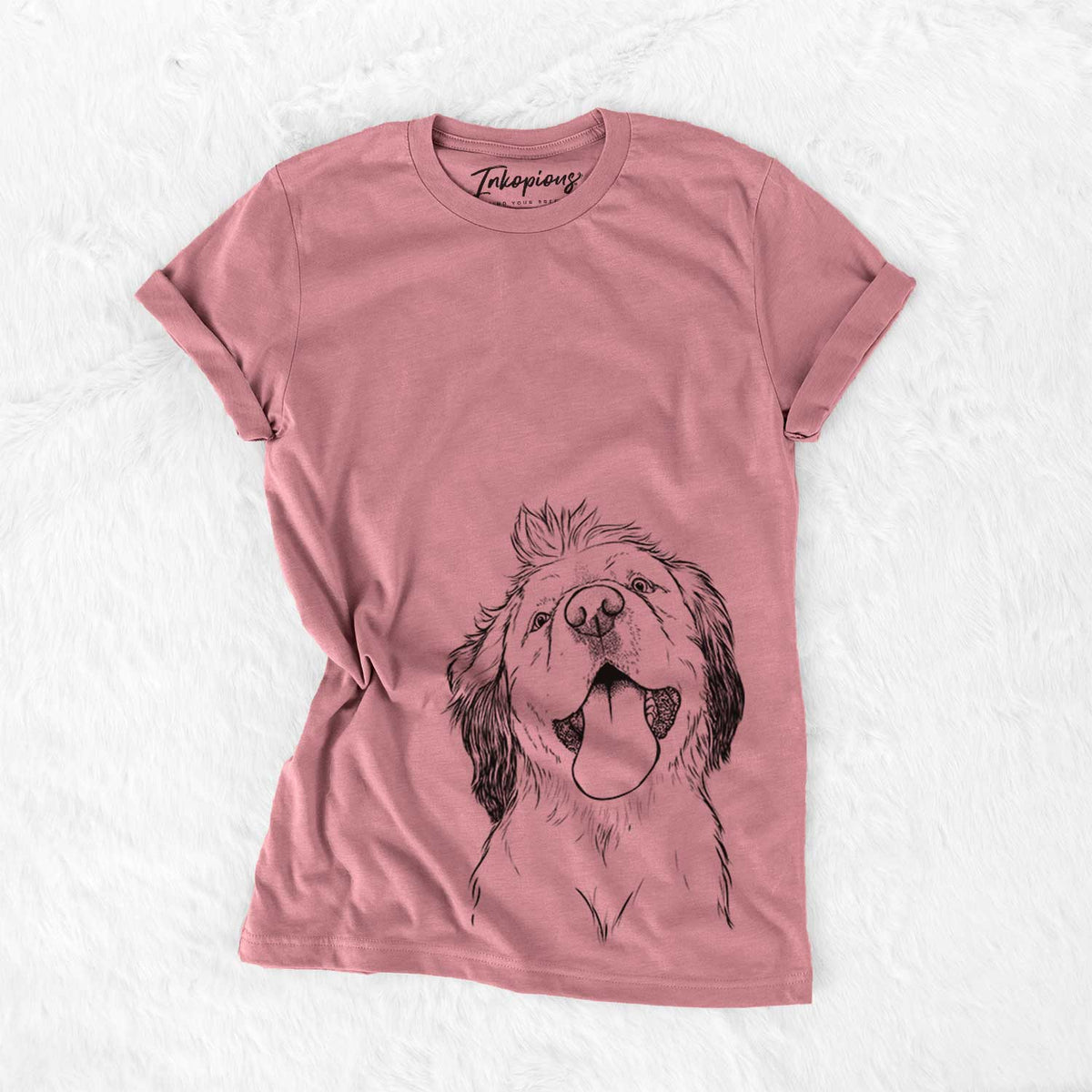 Sven the Double Merle Spaniel Aussie Mix - Bella Canvas Unisex Crewneck