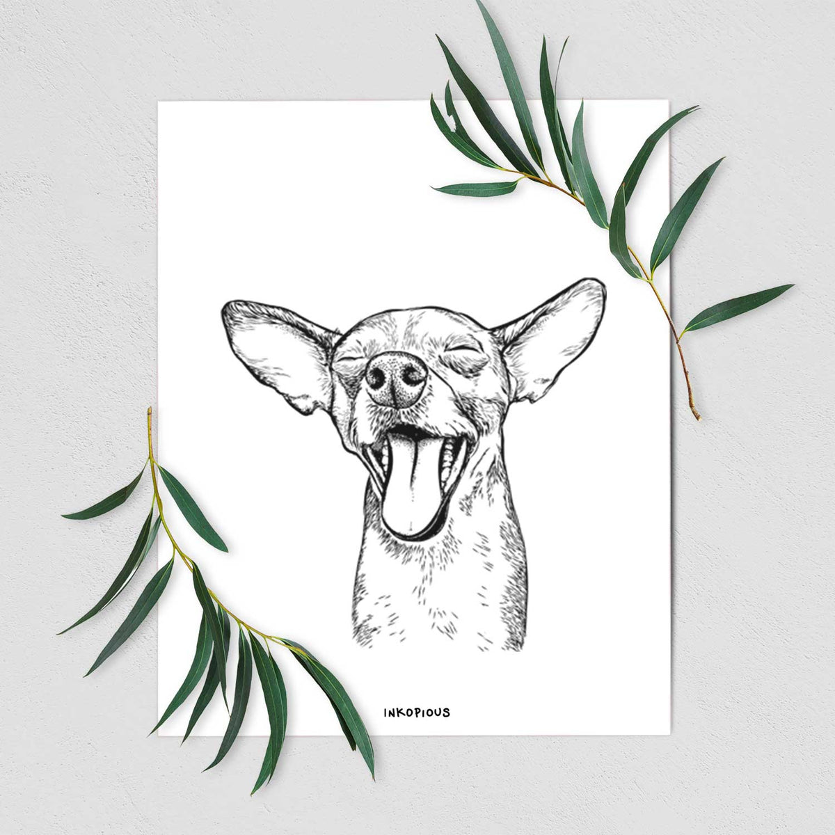 Sweet Bailey the Chihuahua Mix Art Print