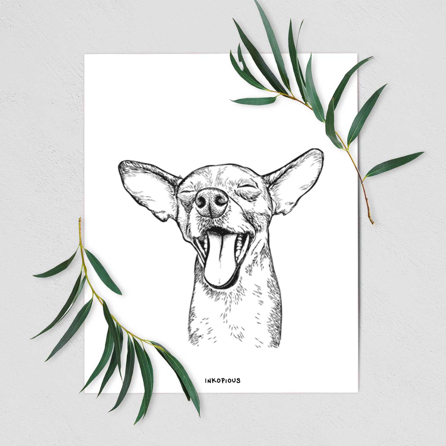 Sweet Bailey the Chihuahua Mix Art Print