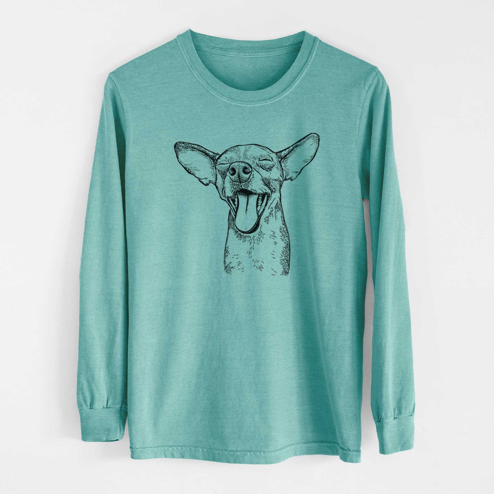 Bare SweetBailey the Chihuahua Mix - Heavyweight 100% Cotton Long Sleeve