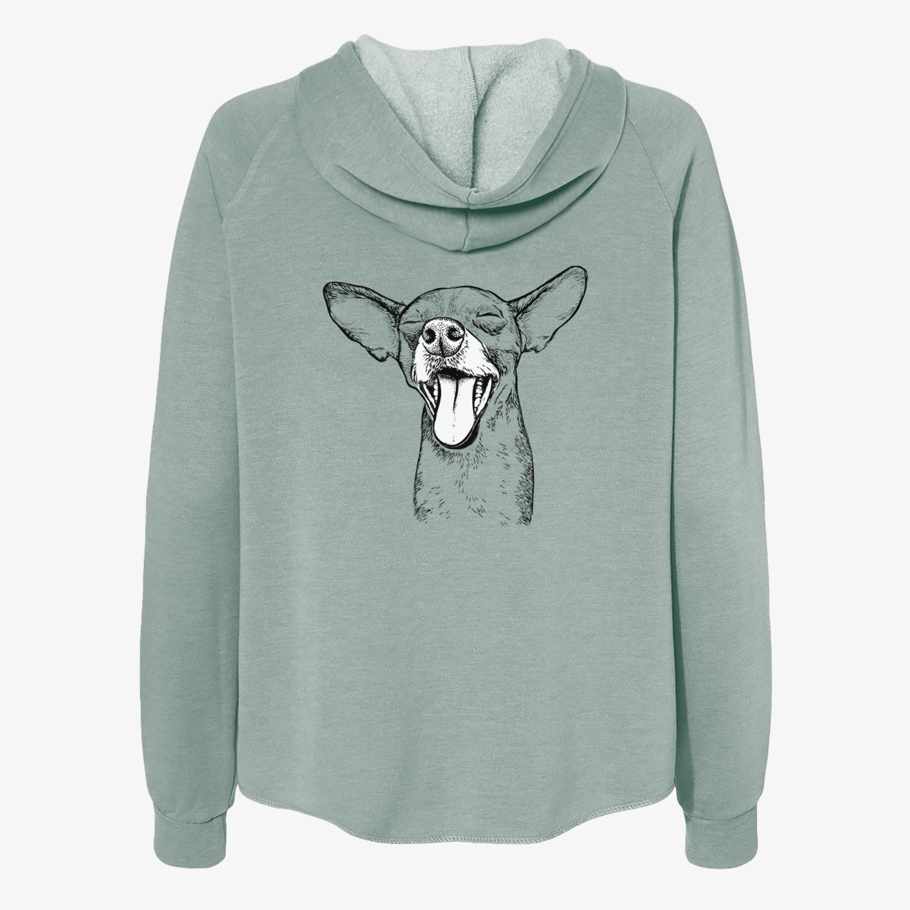 SweetBailey the Chihuahua Mix - Women's Cali Wave Zip-Up Sweatshirt