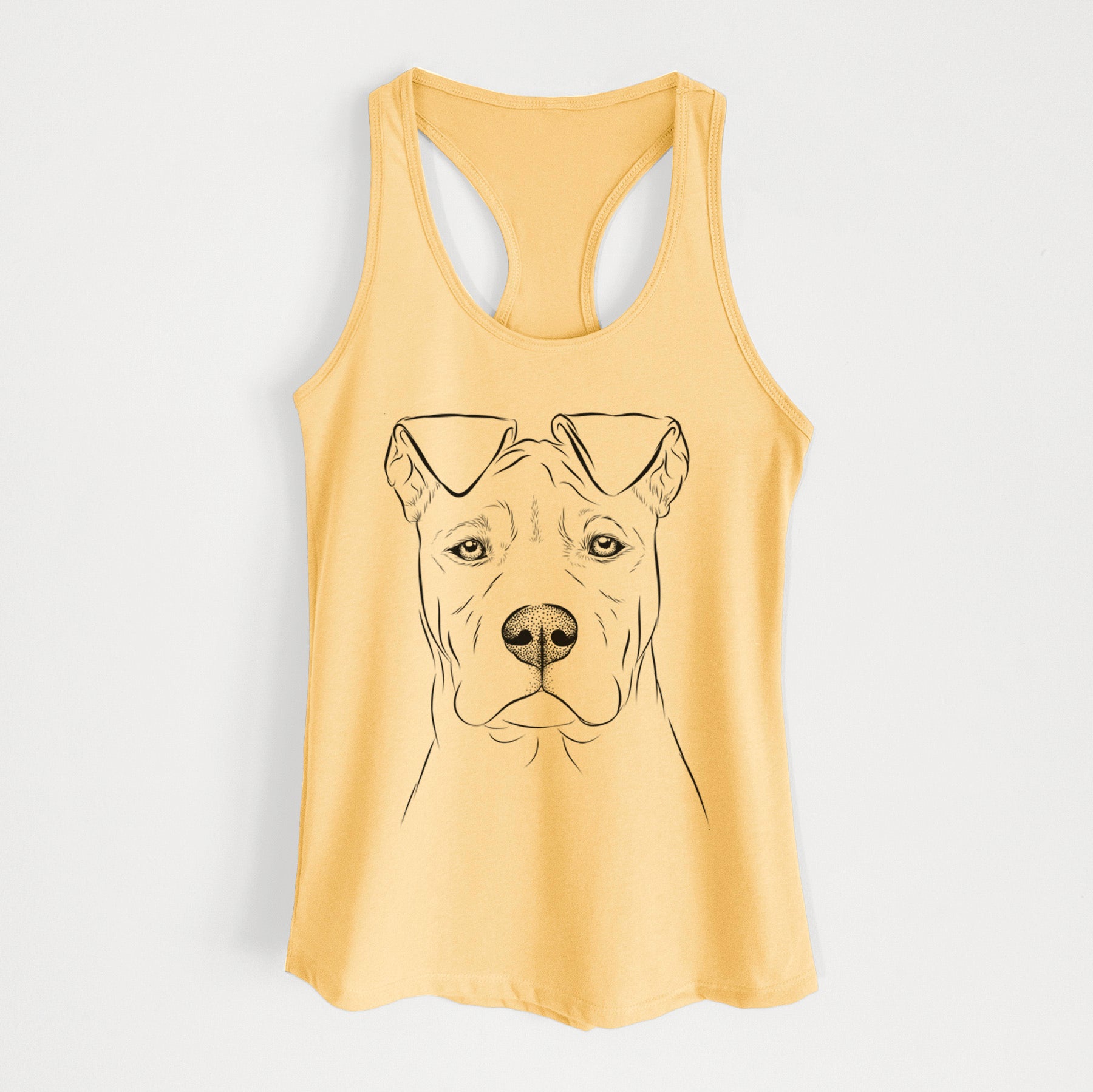 Sweet Finn the Mixed Breed - Women's Racerback Tanktop