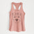 Sweet Finn the Mixed Breed - Women's Racerback Tanktop