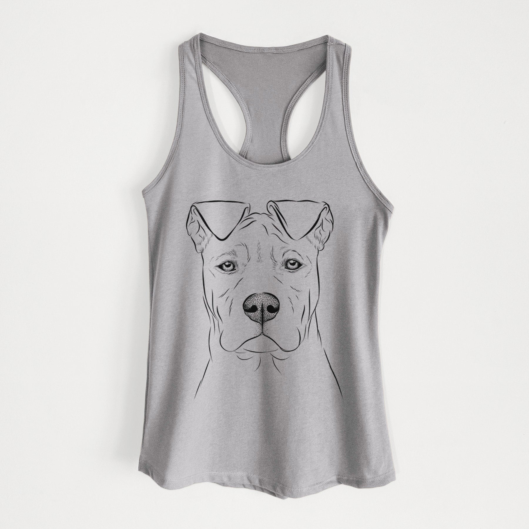 Sweet Finn the Mixed Breed - Women's Racerback Tanktop