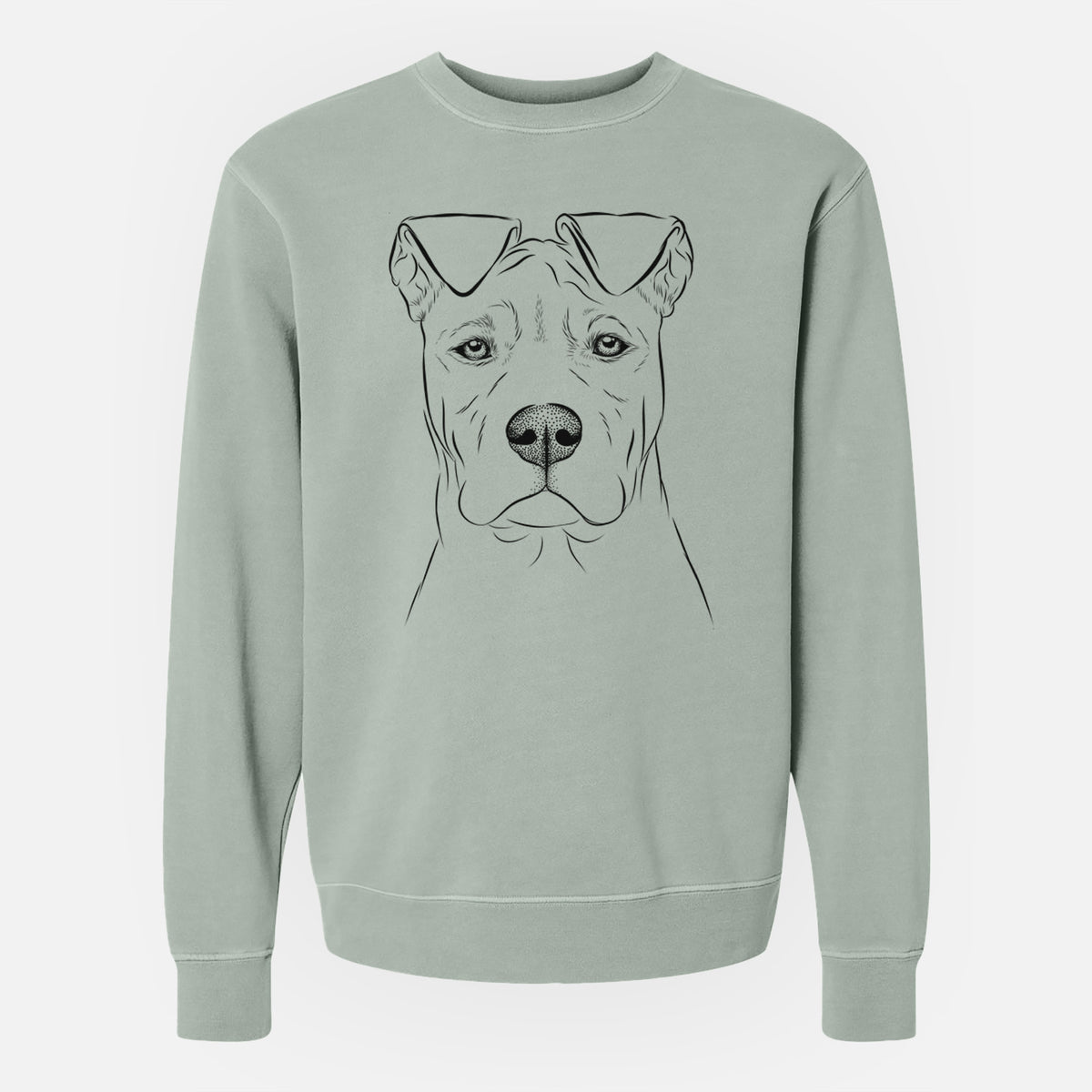 Bare Sweet Finn the Mixed Breed - Unisex Pigment Dyed Crew Sweatshirt