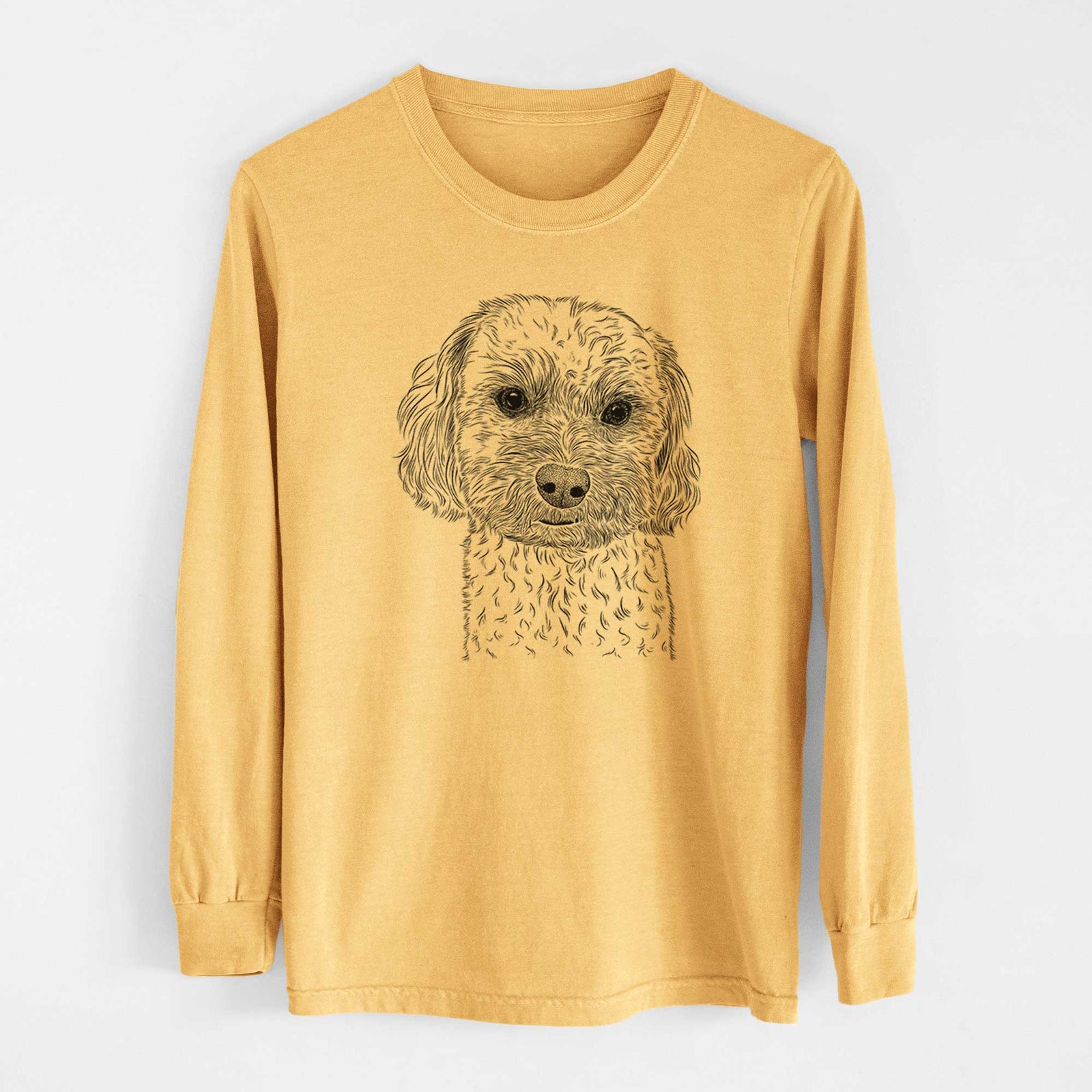 Bare Sweet George the Mixed Breed - Heavyweight 100% Cotton Long Sleeve