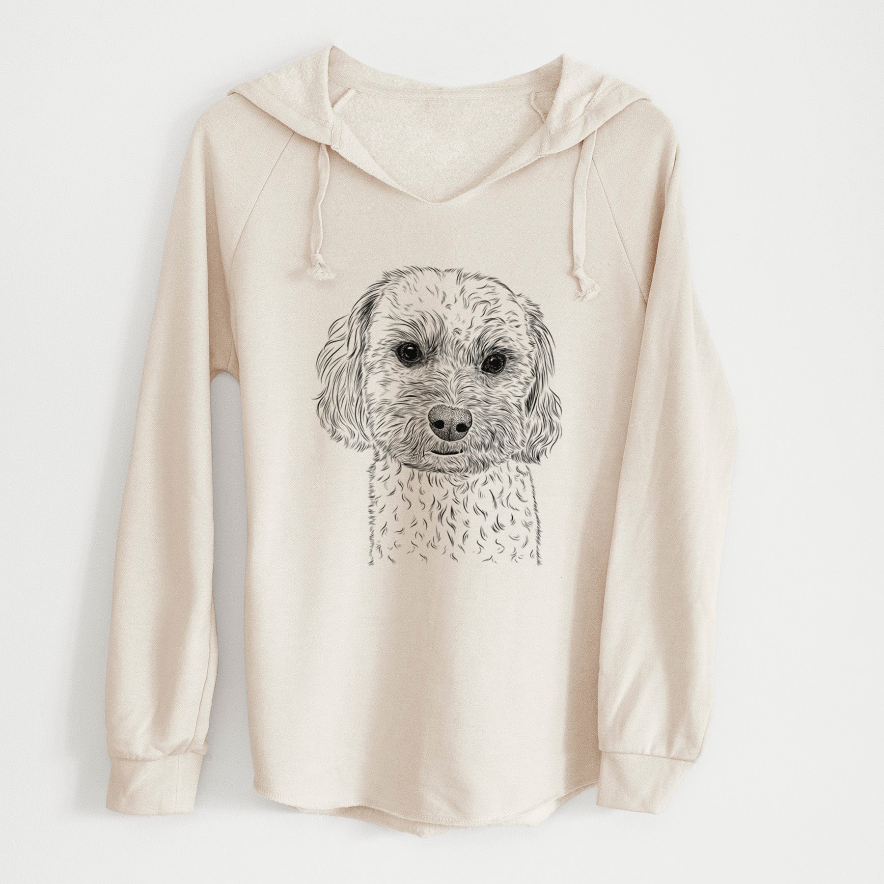 Bare Sweet George the Mixed Breed - Cali Wave Hooded Sweatshirt