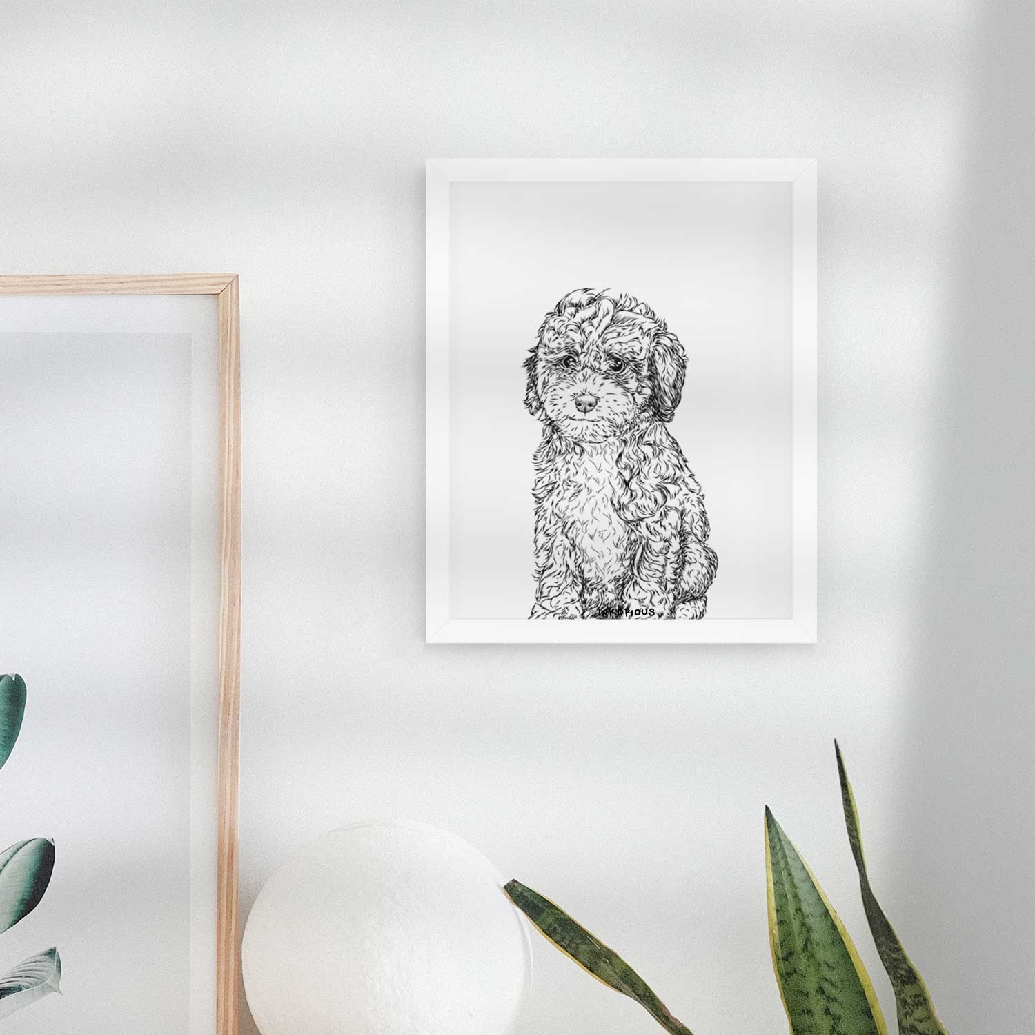 Sweet Tea the Mini Doodle Art Print