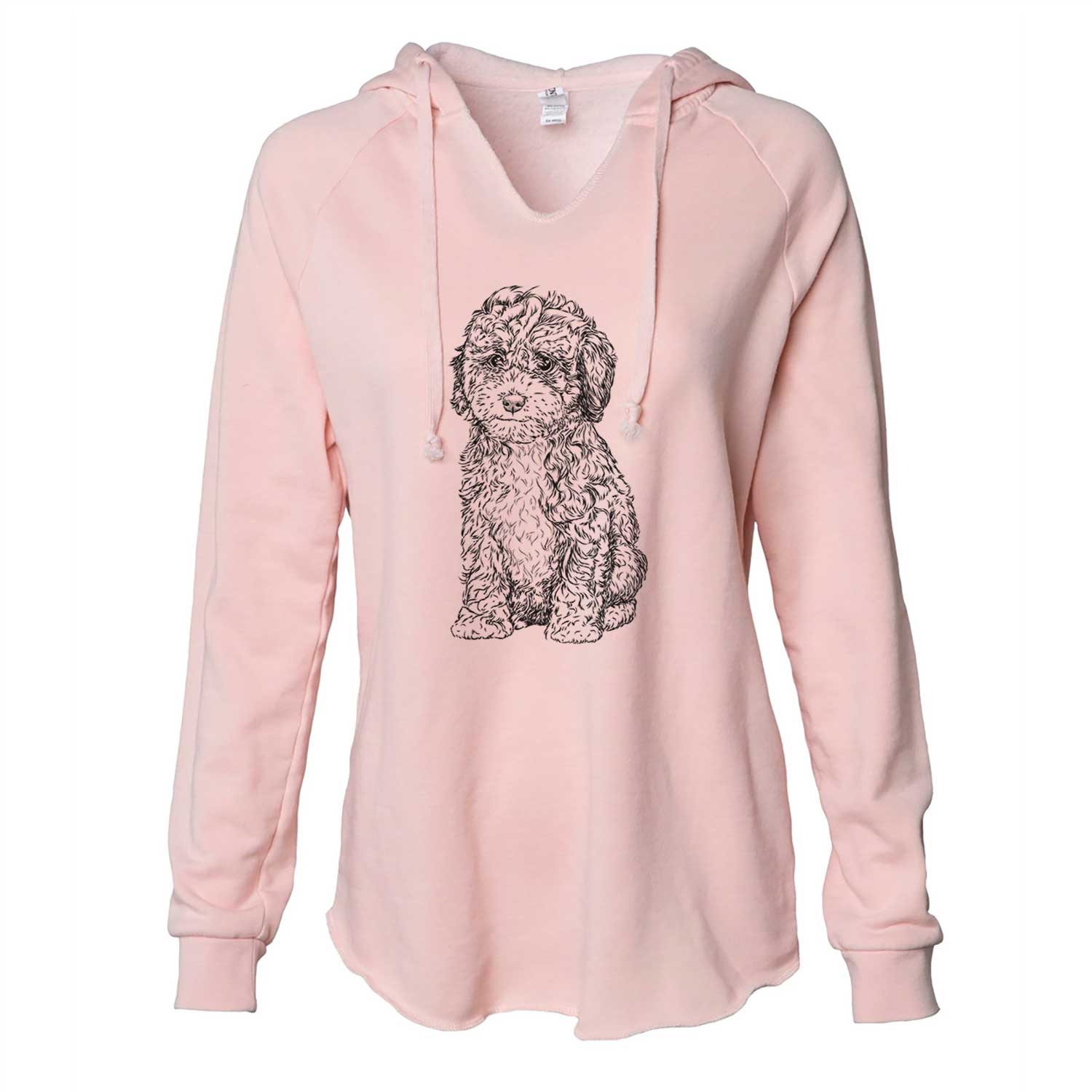 Sweet Tea the Mini Doodle - Cali Wave Hooded Sweatshirt