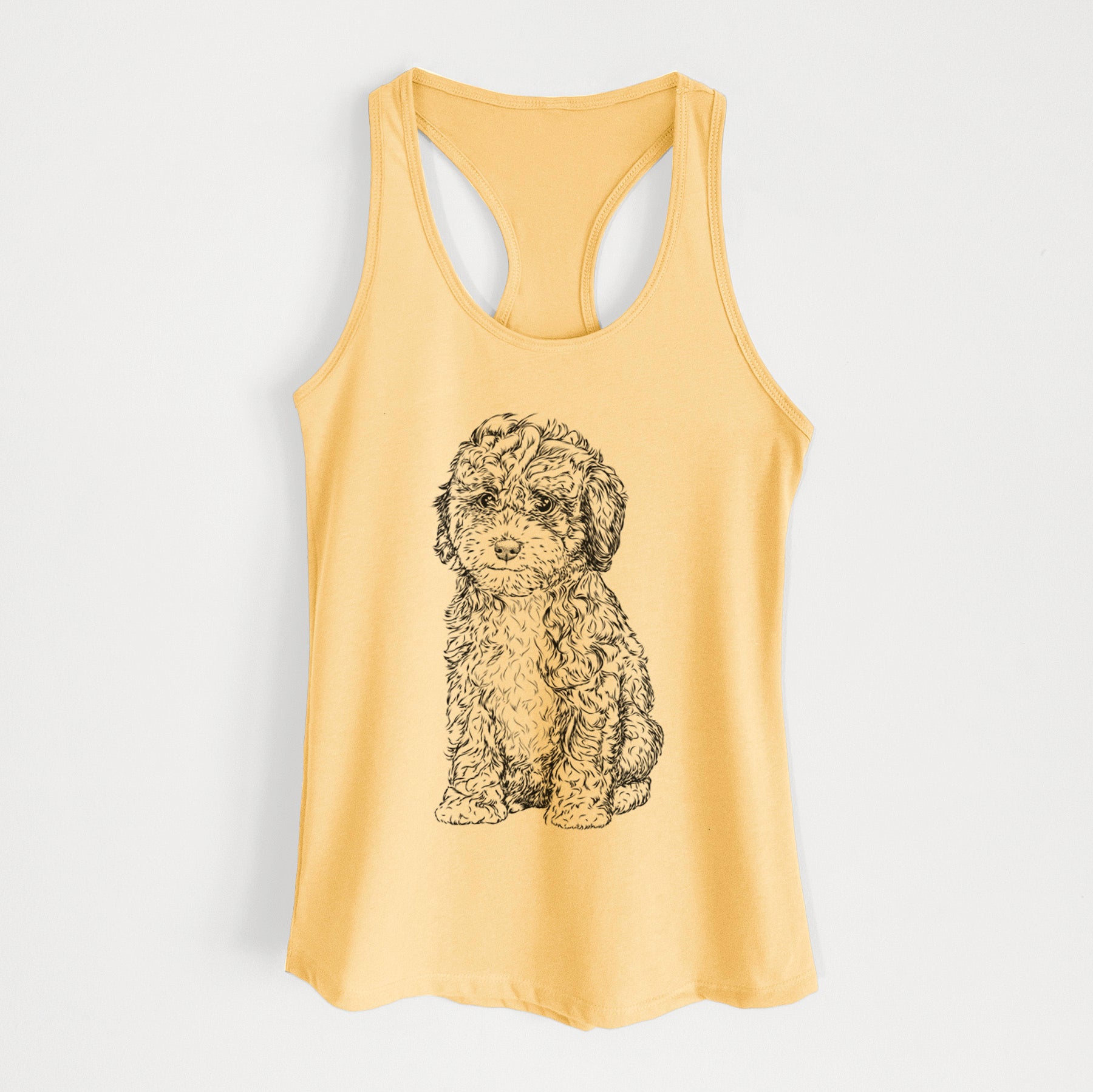 Sweet Tea the Mini Doodle - Women's Racerback Tanktop