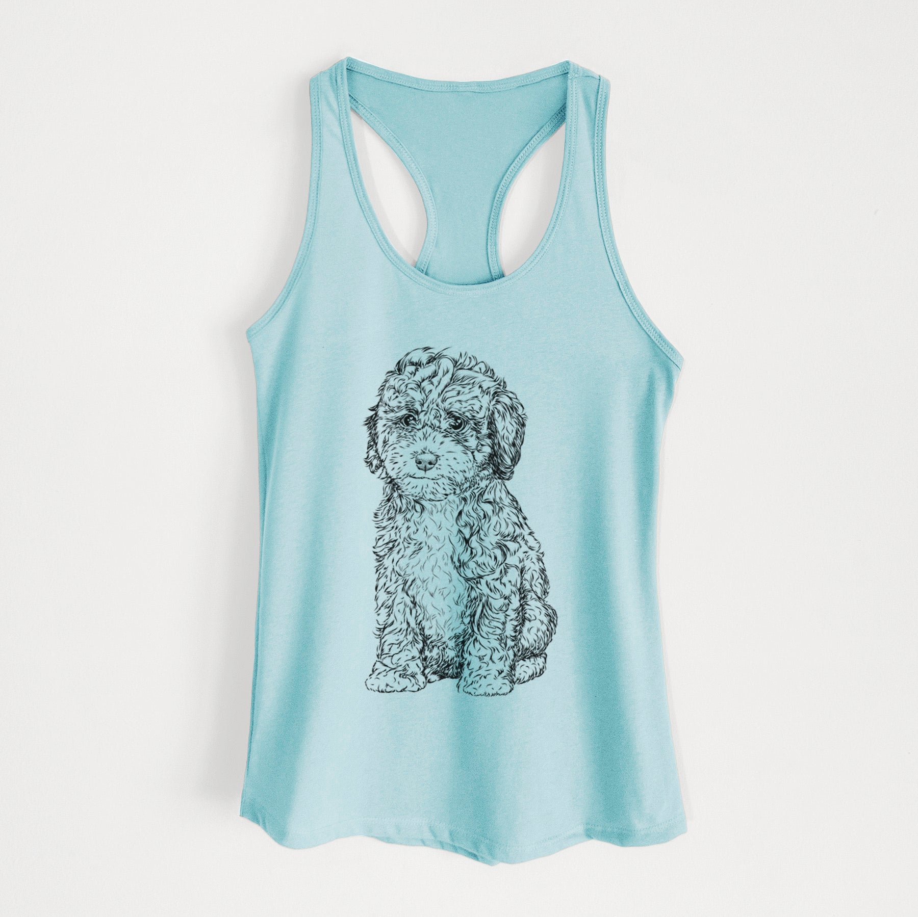 Sweet Tea the Mini Doodle - Women's Racerback Tanktop