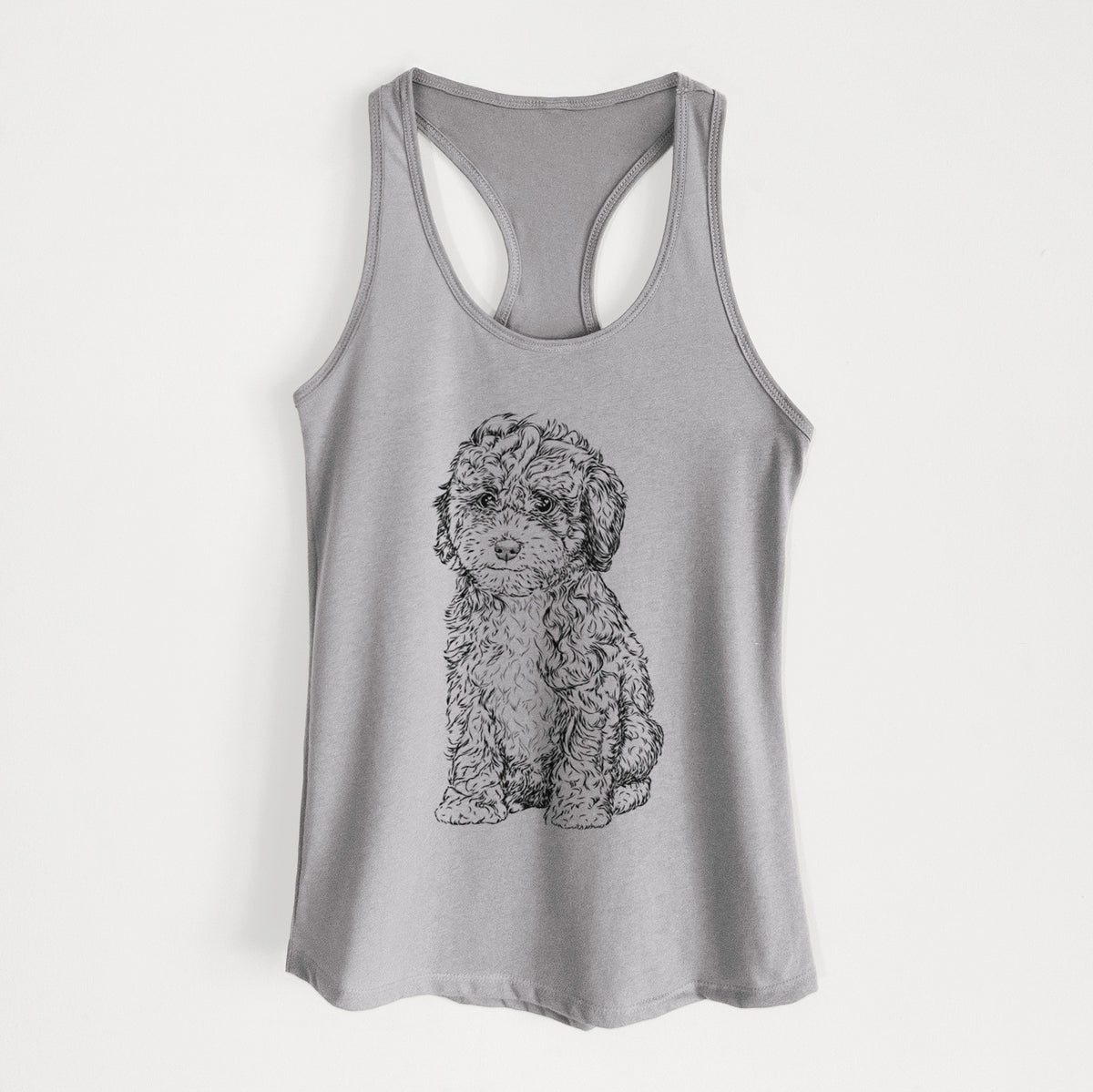 Sweet Tea the Mini Doodle - Women&#39;s Racerback Tanktop