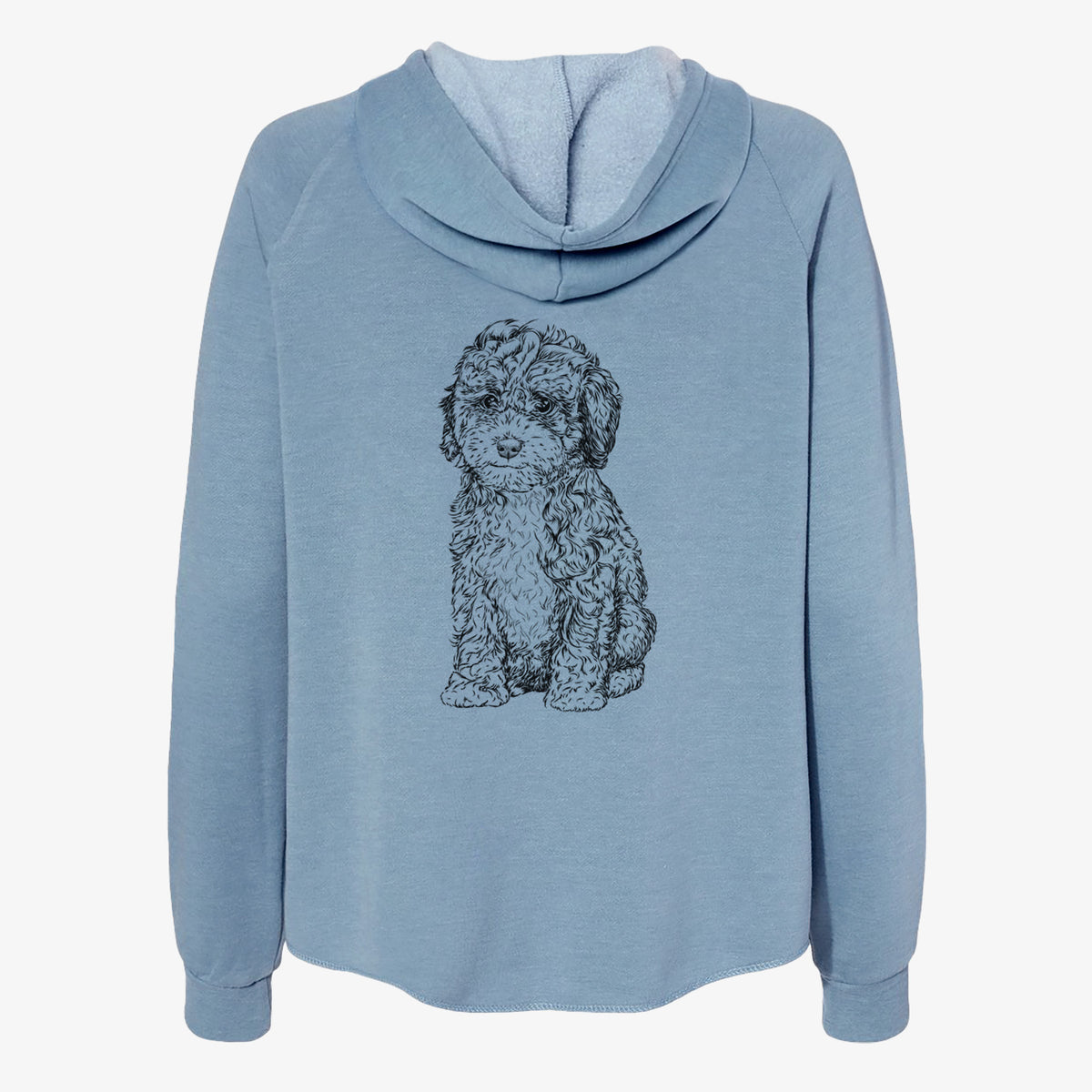 Sweet Tea the Mini Doodle - Women's Cali Wave Zip-Up Sweatshirt