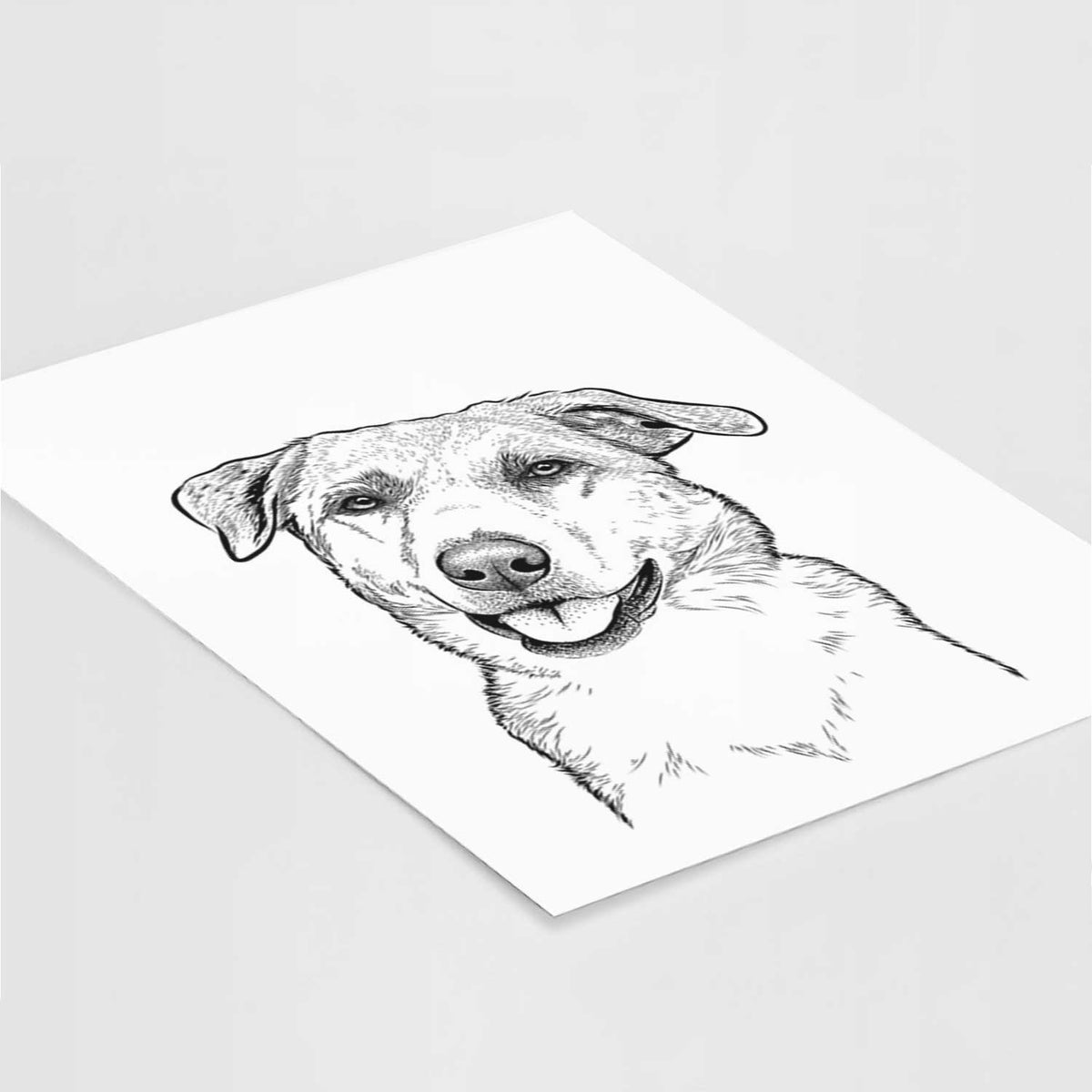 Sydney the Great Pyrenees Mix Art Print
