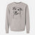 Bare Sydney the Great Pyrenees Australian Shepherd Mix - Unisex Pigment Dyed Crew Sweatshirt