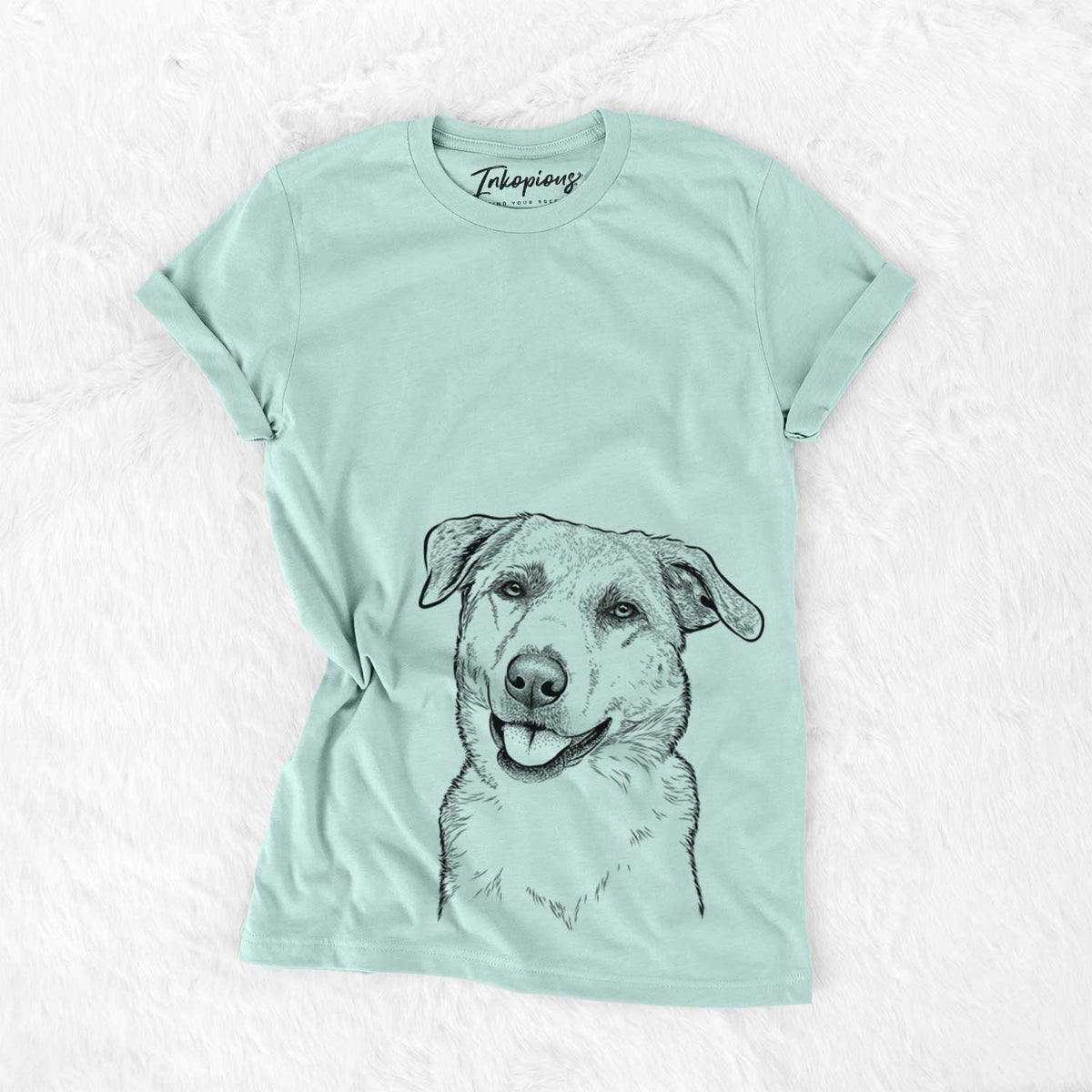 Sydney the Great Pyrenees Australian Shepherd Mix - Bella Canvas Unisex Crewneck