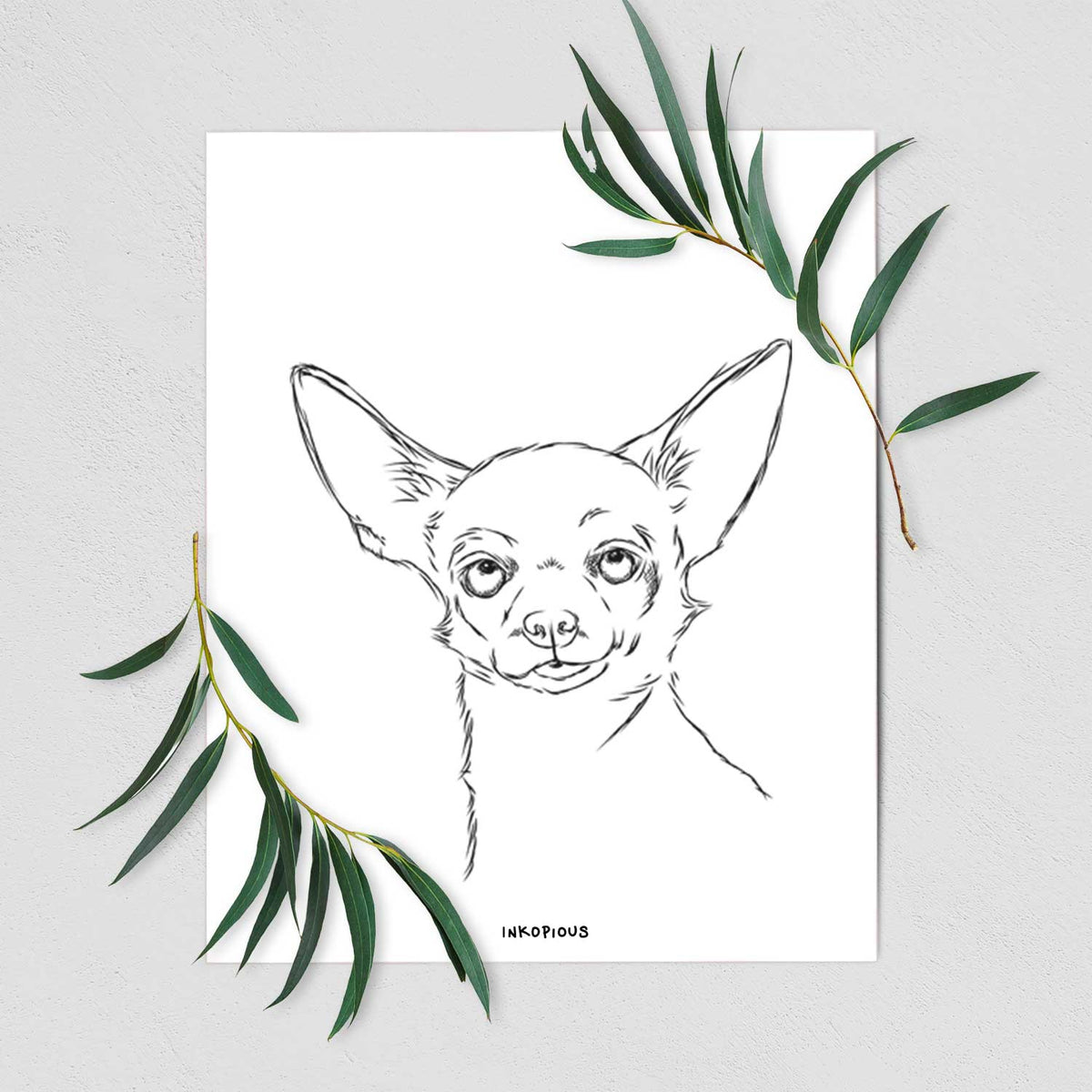 Tabitha the Chihuahua Art Print
