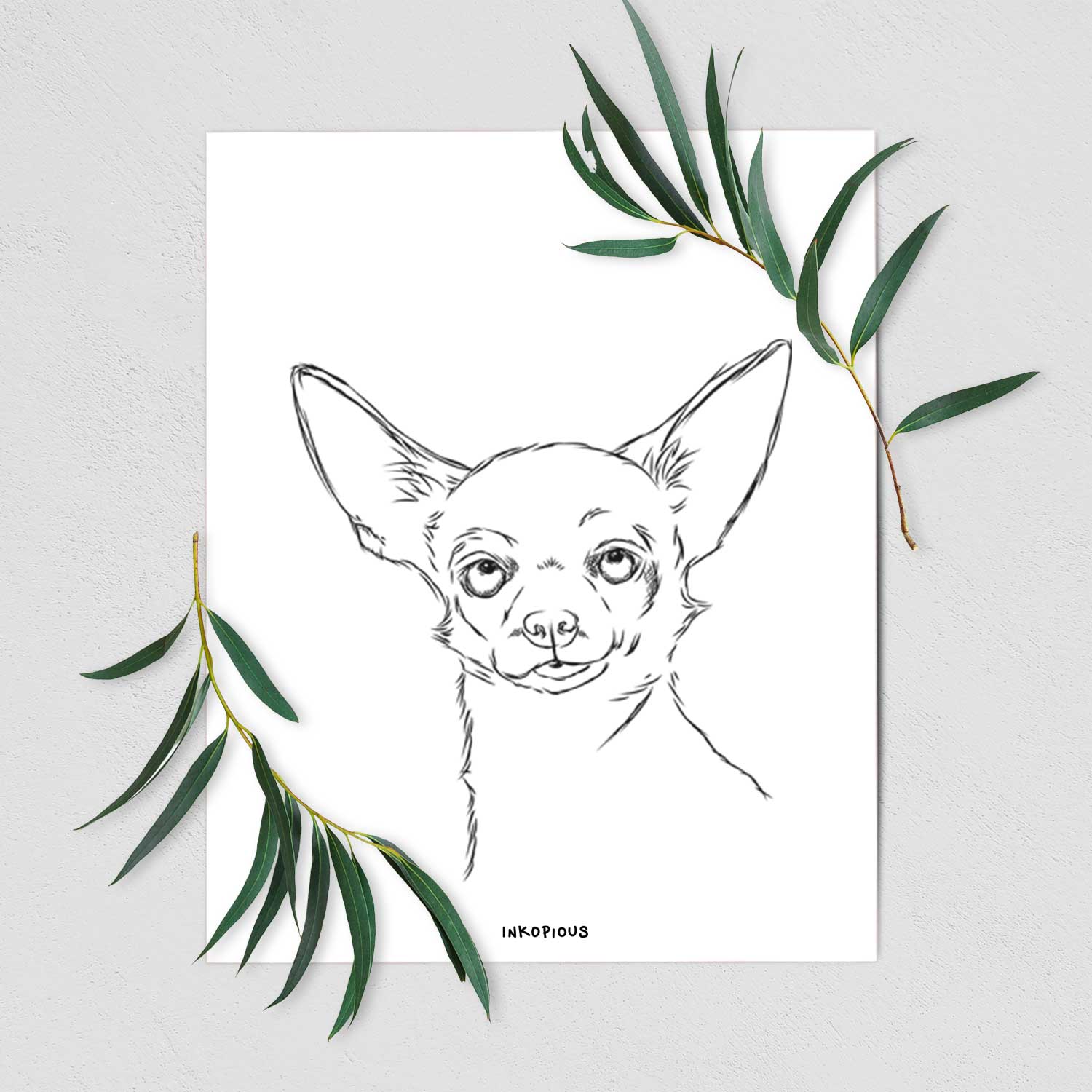 Tabitha the Chihuahua Art Print