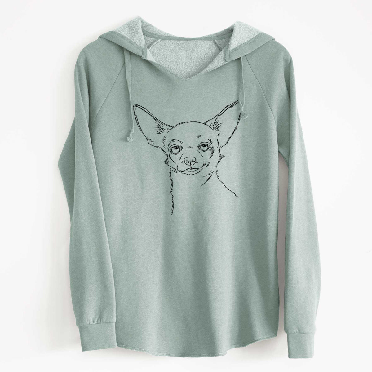 Bare Tabitha the Chihuahua - Cali Wave Hooded Sweatshirt